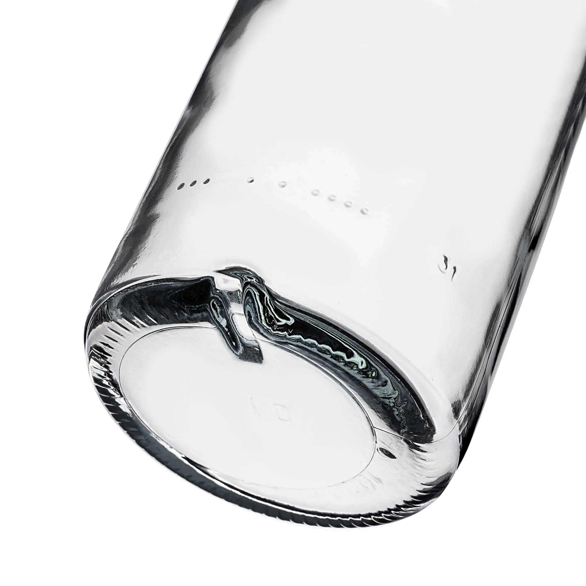 Monopol stikliniai buteliai 1000 ml su ilgu auksiniu dangteliu, 10 vnt.