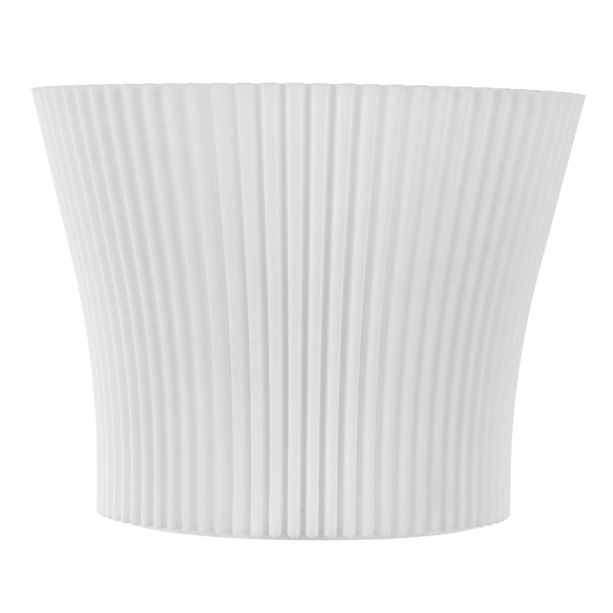 Estrela gėlių vazonas 19 cm baltas