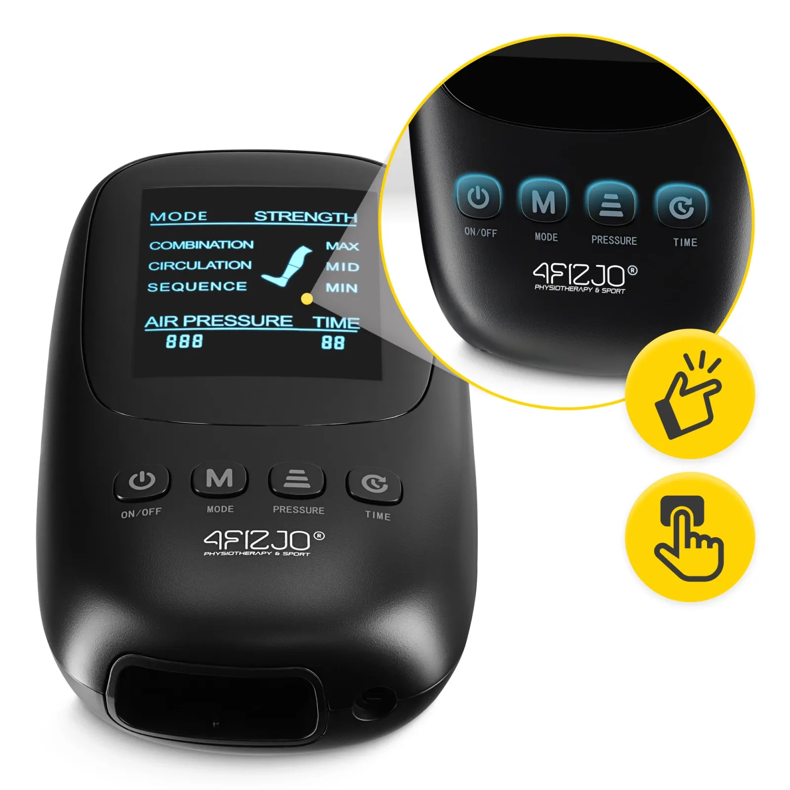 Oro kompresinės terapijos sistemos LITE C4 limfodrenažo prietaisas