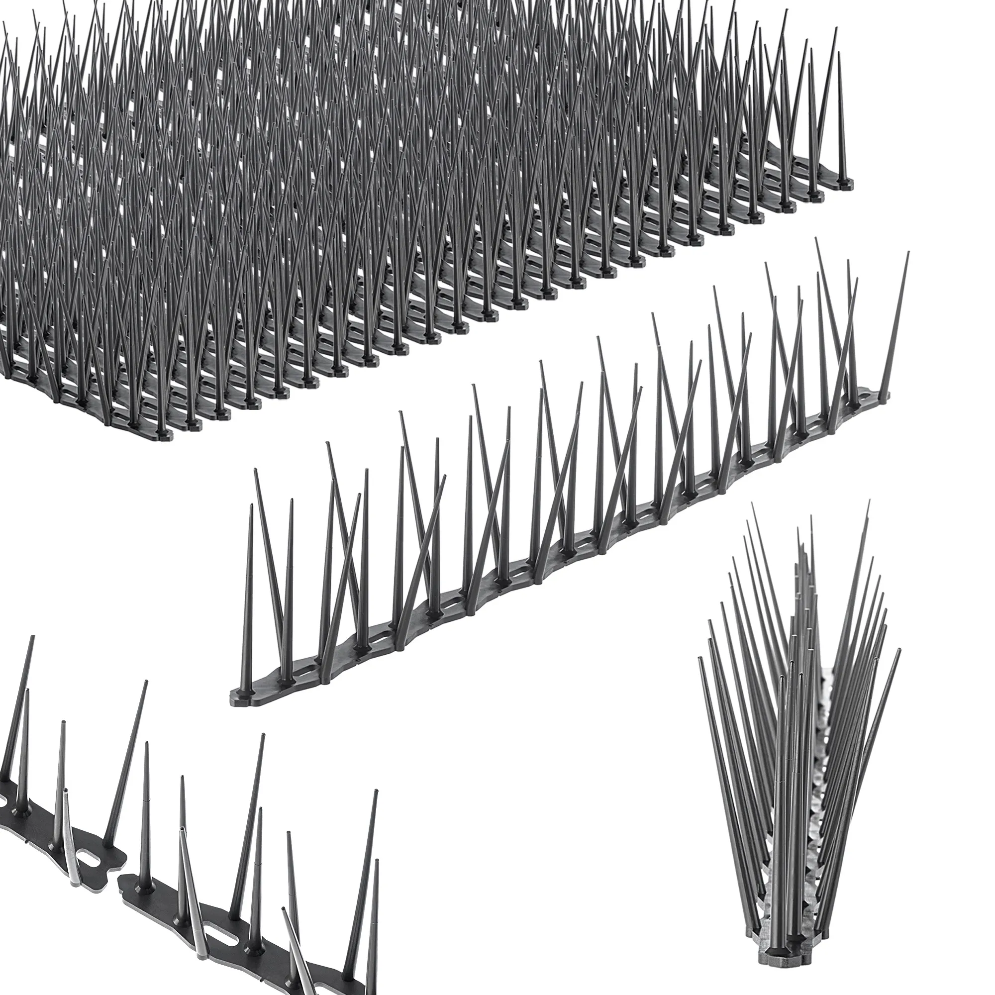 „Dierre“ paukščių atbaidymo spygliai, antracito spalvos, 24 vnt.
