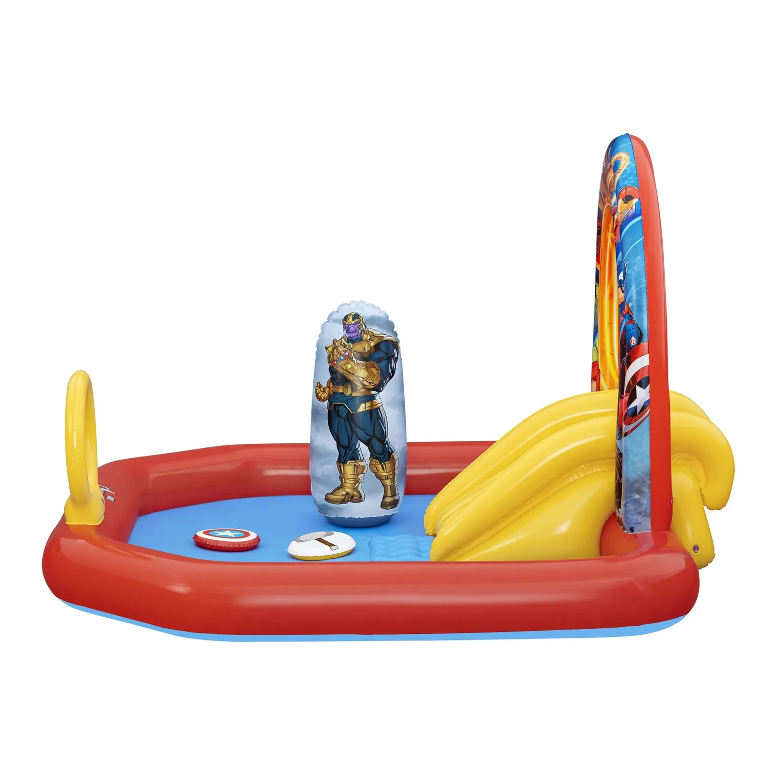 Pripučiama žaidimų aikštelė „Avengers“ 211 x 198 x 125 cm „Bestway 98800“ - nuotrauka 1