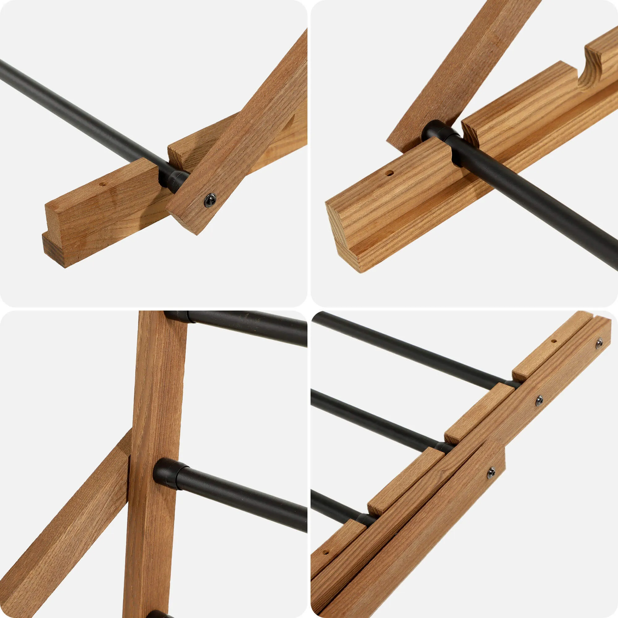 „Ferrara“ 53 cm savaime surenkama prie sienos montuojama skalbinių džiovyklė