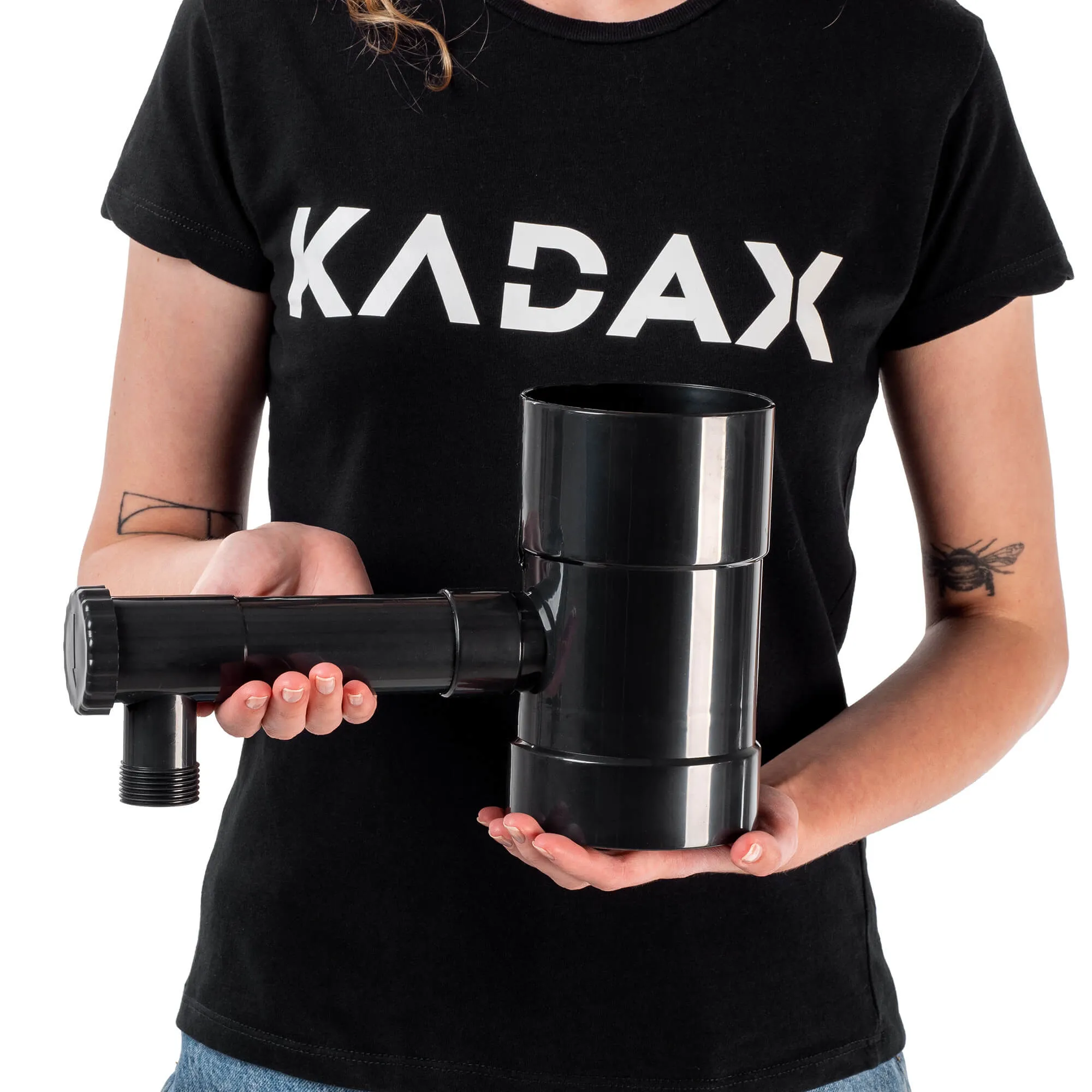 Nancras lietaus vandens kolektorius su vožtuvu, 100 mm, grafitas