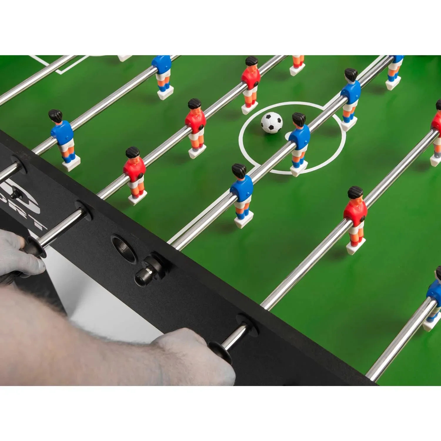 Neosport NS-402 juodas stalo futbolo stalas - nuotrauka 1