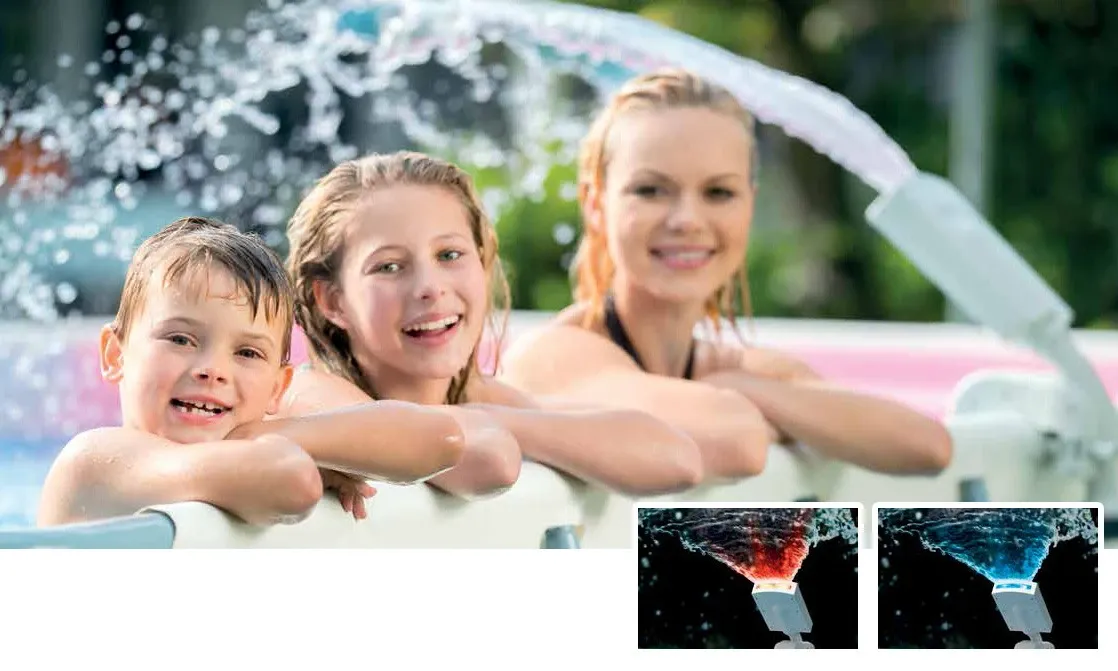 INTEX 28089 spalvotas LED purkštuvas - nuotrauka 1