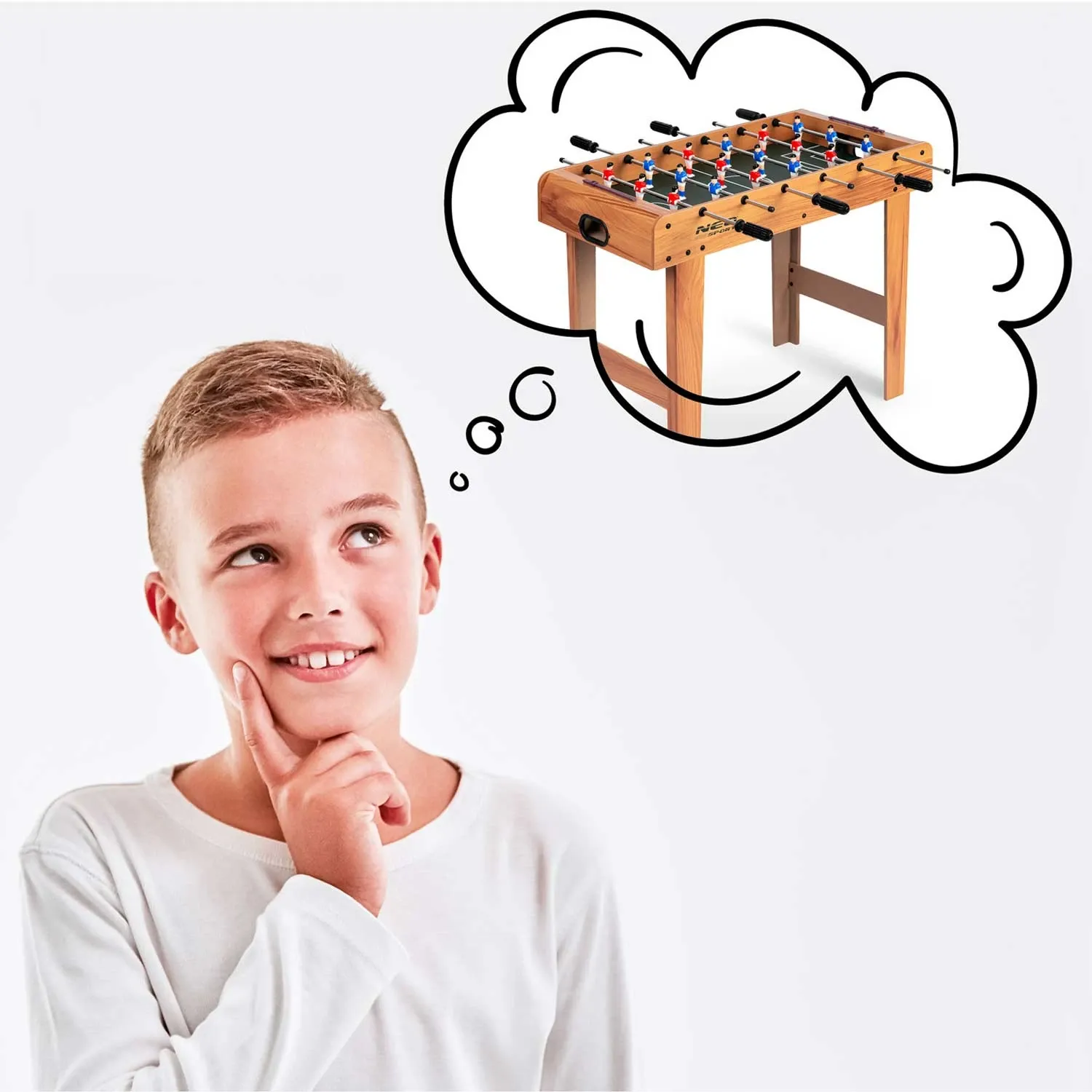 Neosport stalo futbolo žaidimas 70x37x62cm NS-802 medinis - nuotrauka 1