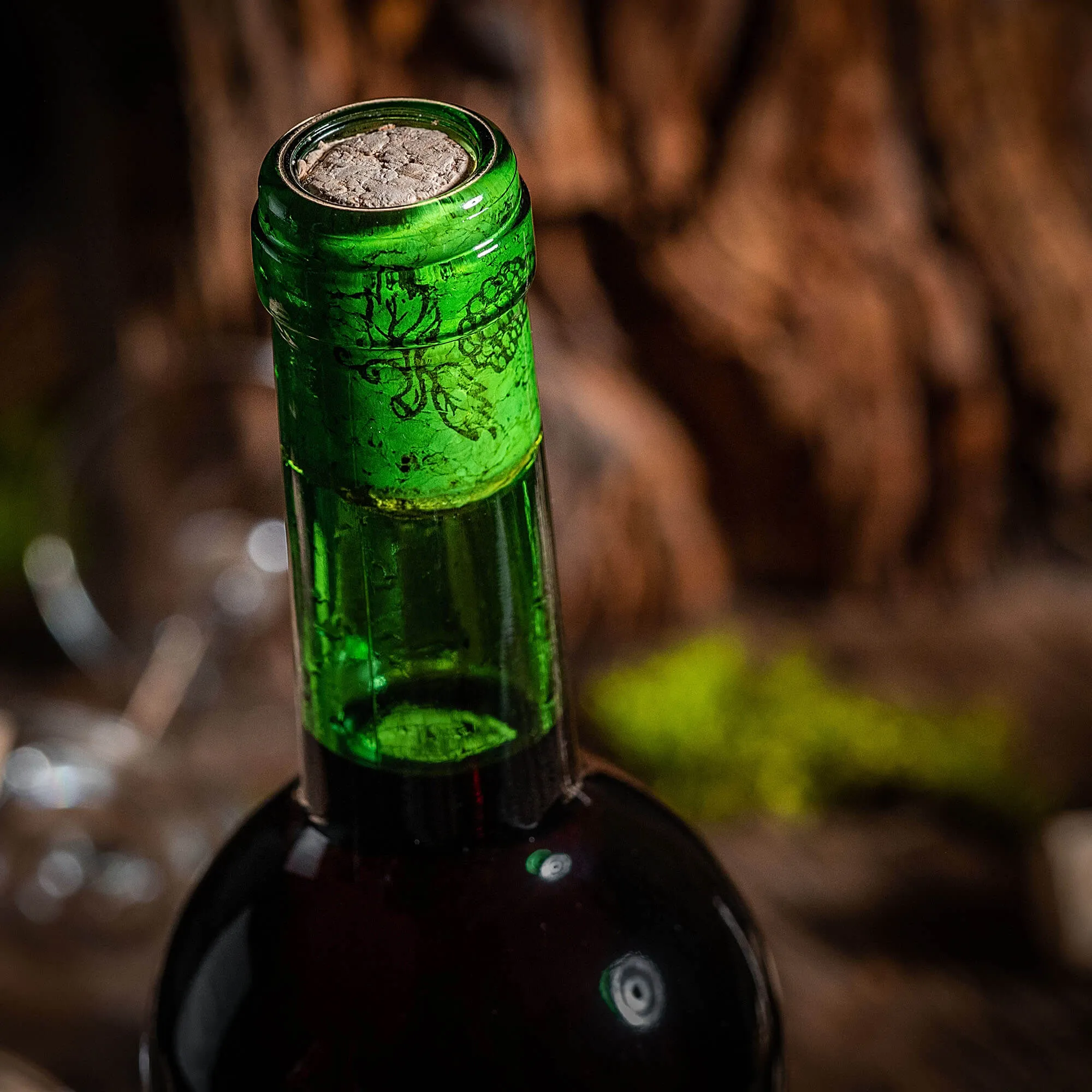 Biagio vyno buteliai 750 ml žali, be kamščio, 10 vnt.