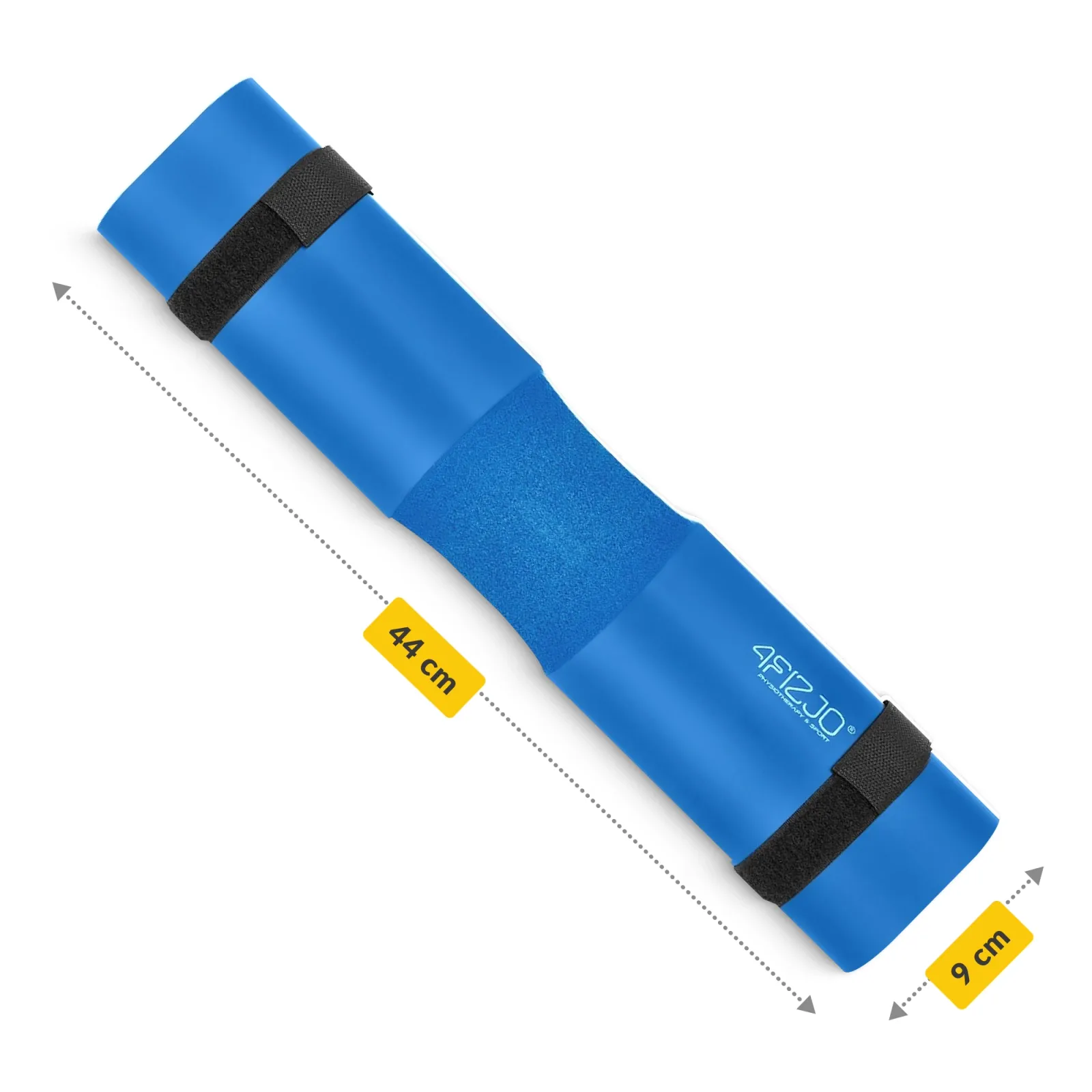 Mėlynas štangos apsaugas