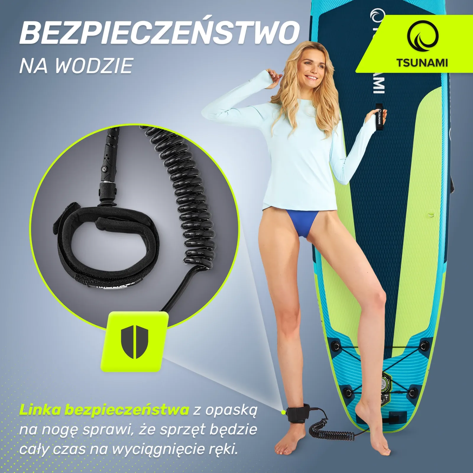SUP PRO TSUNAMI irklentė 350 cm T14