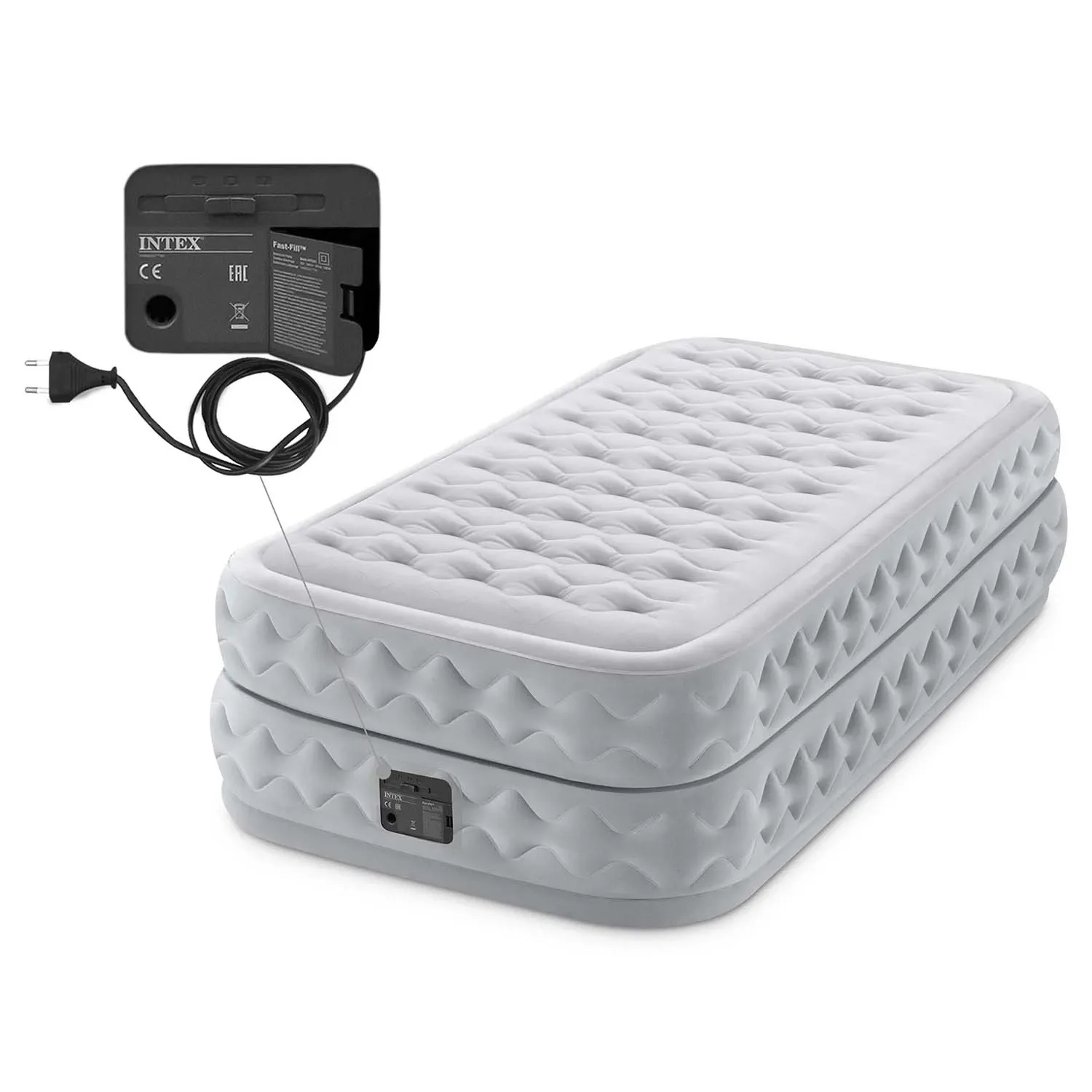 Pripučiamas čiužinys 191x99x51 cm su įmontuotu elektriniu siurbliu INTEX 64488 - nuotrauka 1