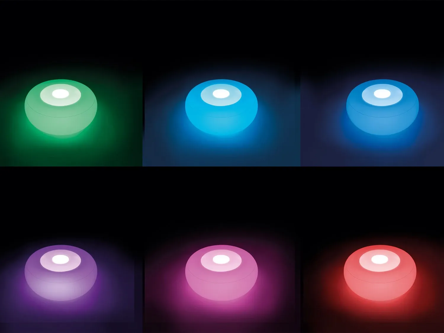 Plaukiojanti pripučiama baseino lempa Osmanas, LED, 86 x 33 cm, INTEX 68697 - nuotrauka 1