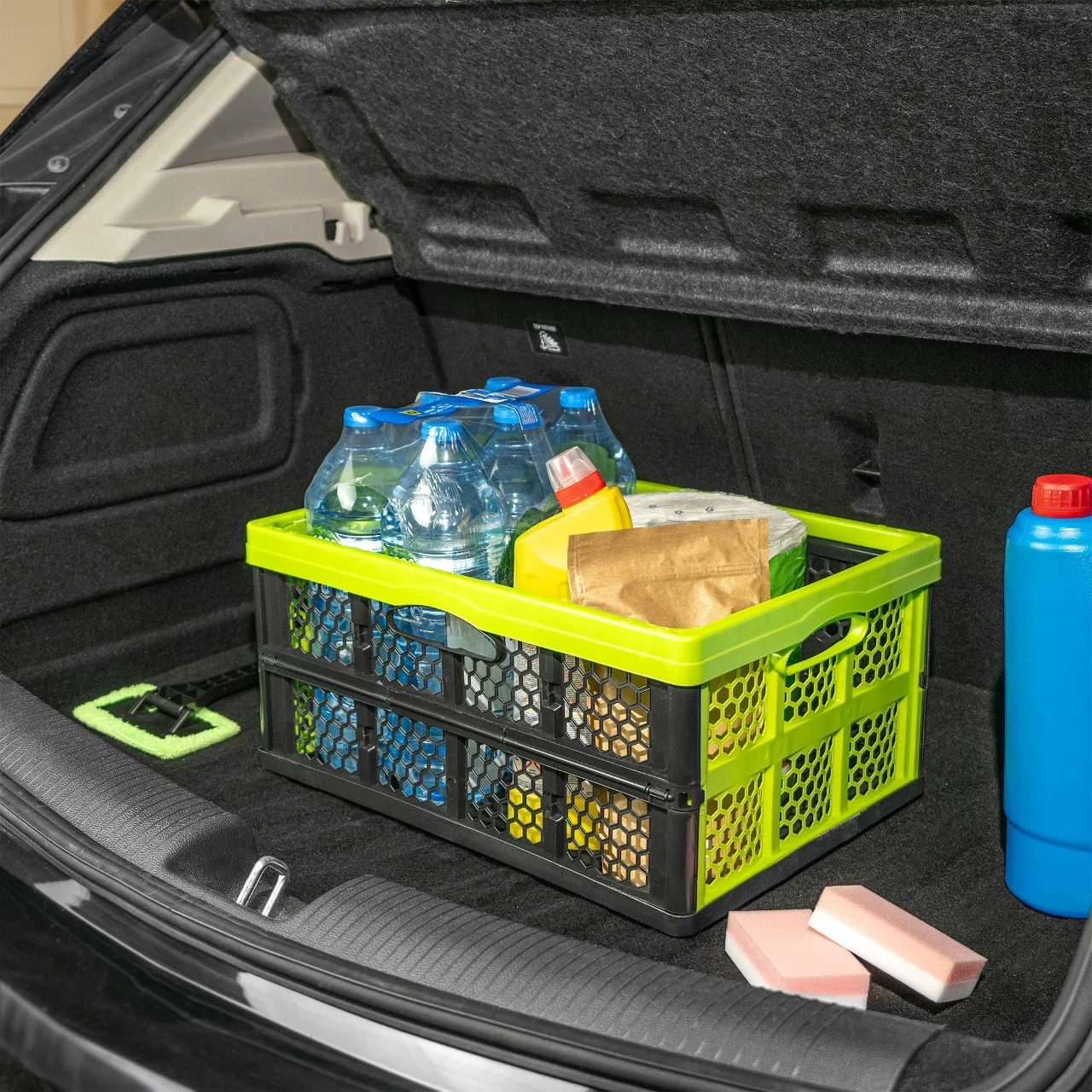 „Kamari“ 32 l sulankstoma įrankių dėžė, žalia