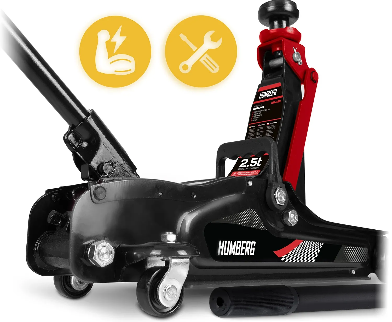 Humberg HM-380 2,5 t automobilių keltuvas - nuotrauka 1