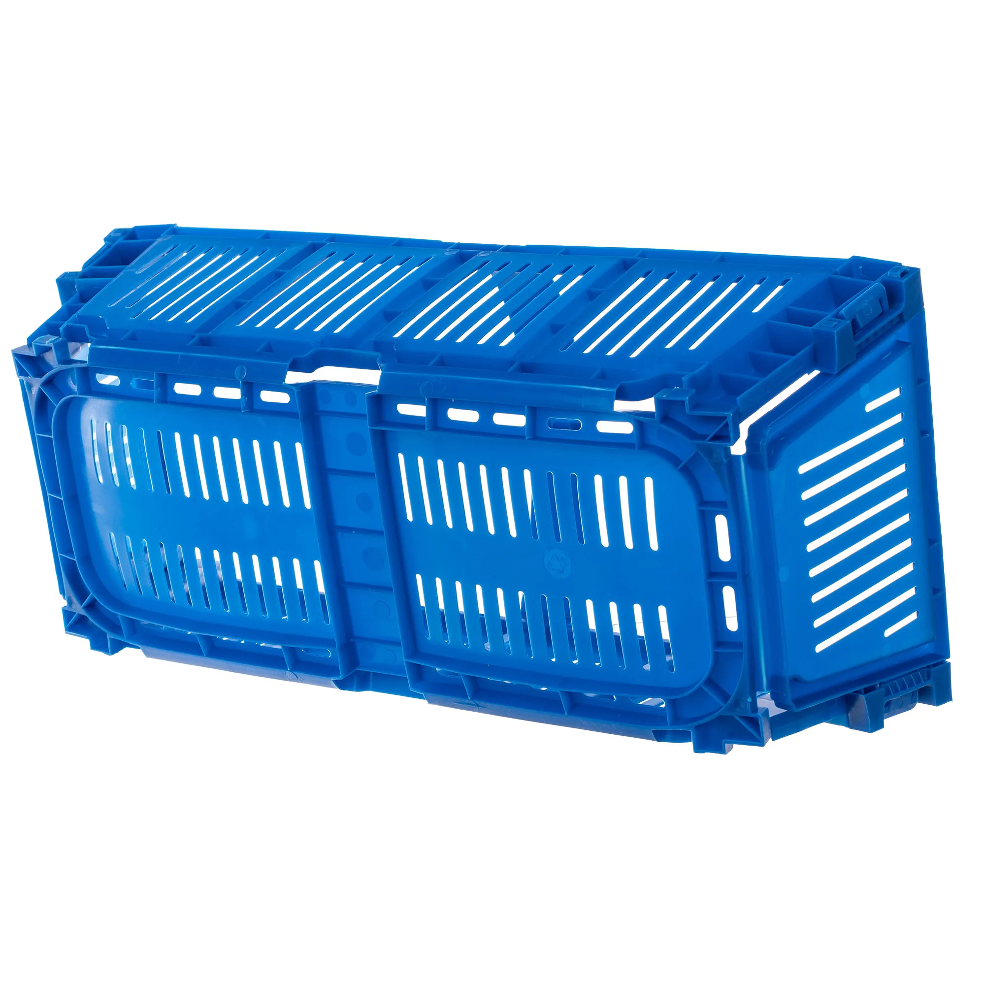 Trito sulankstomas krepšys 40×18 cm mėlynas