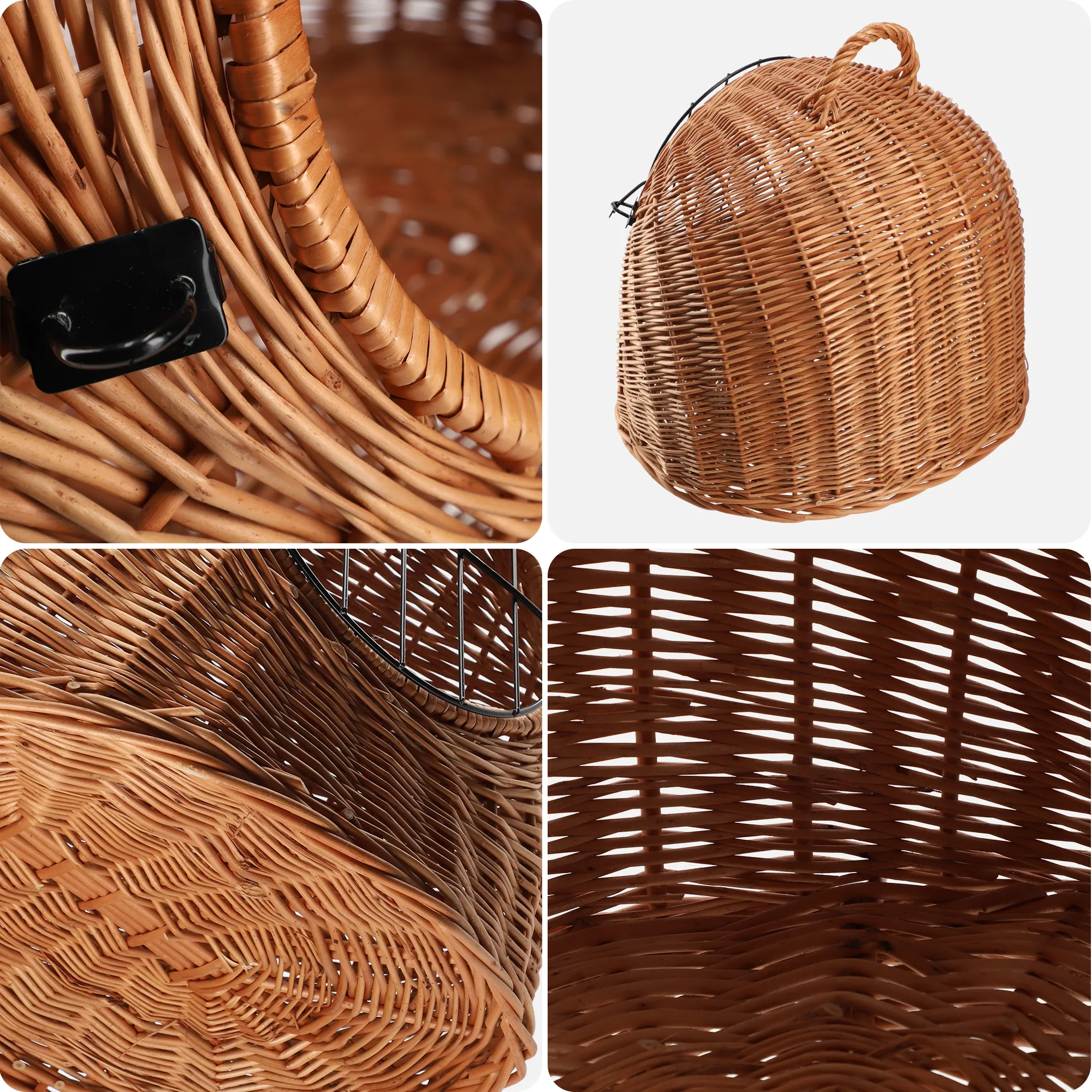 Marra pintas krepšys 33 x 39 cm, rudas