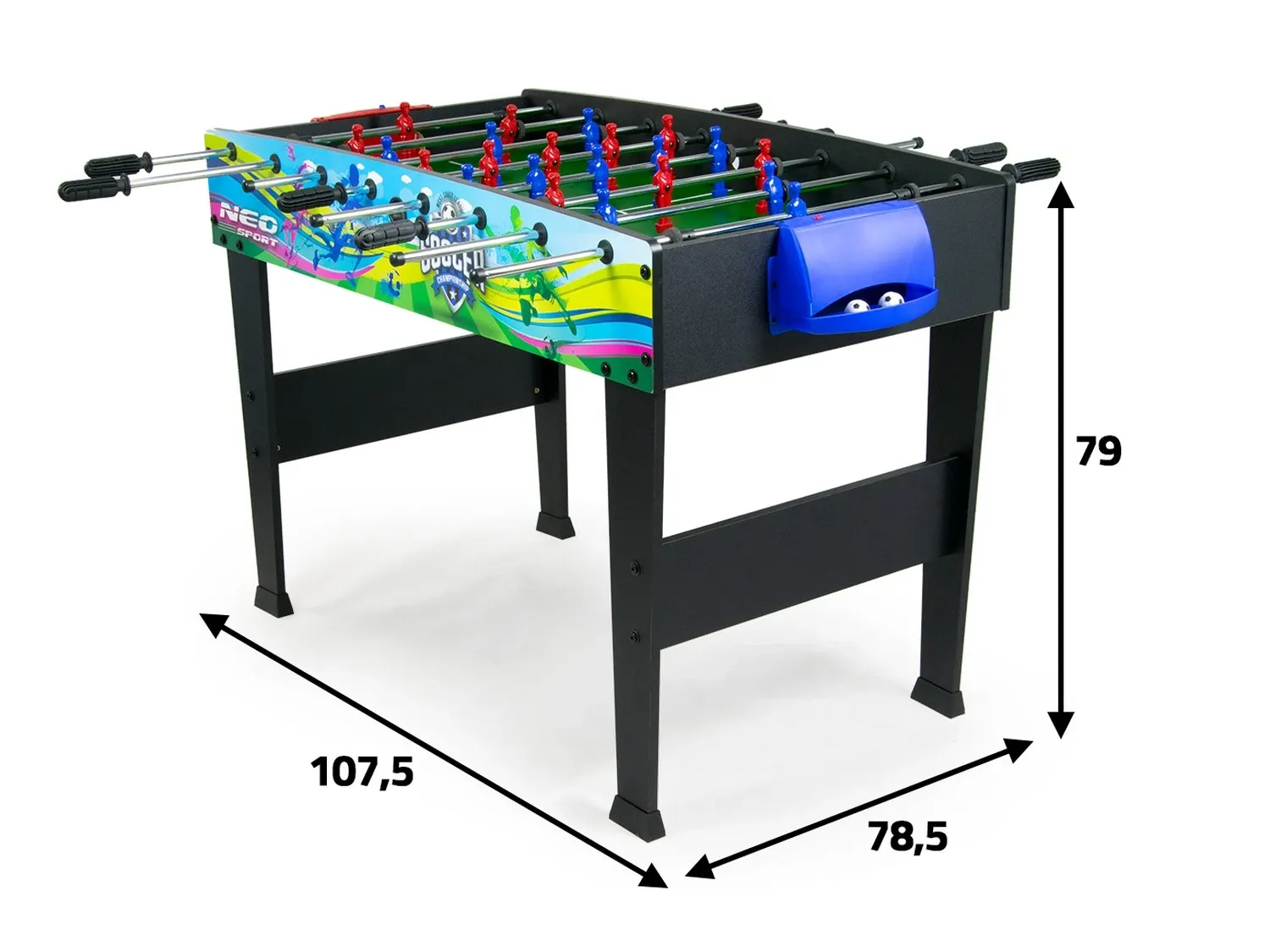 Didelis stalas stalo futbolui žaisti - Neo-Sport NS-406 - nuotrauka 1