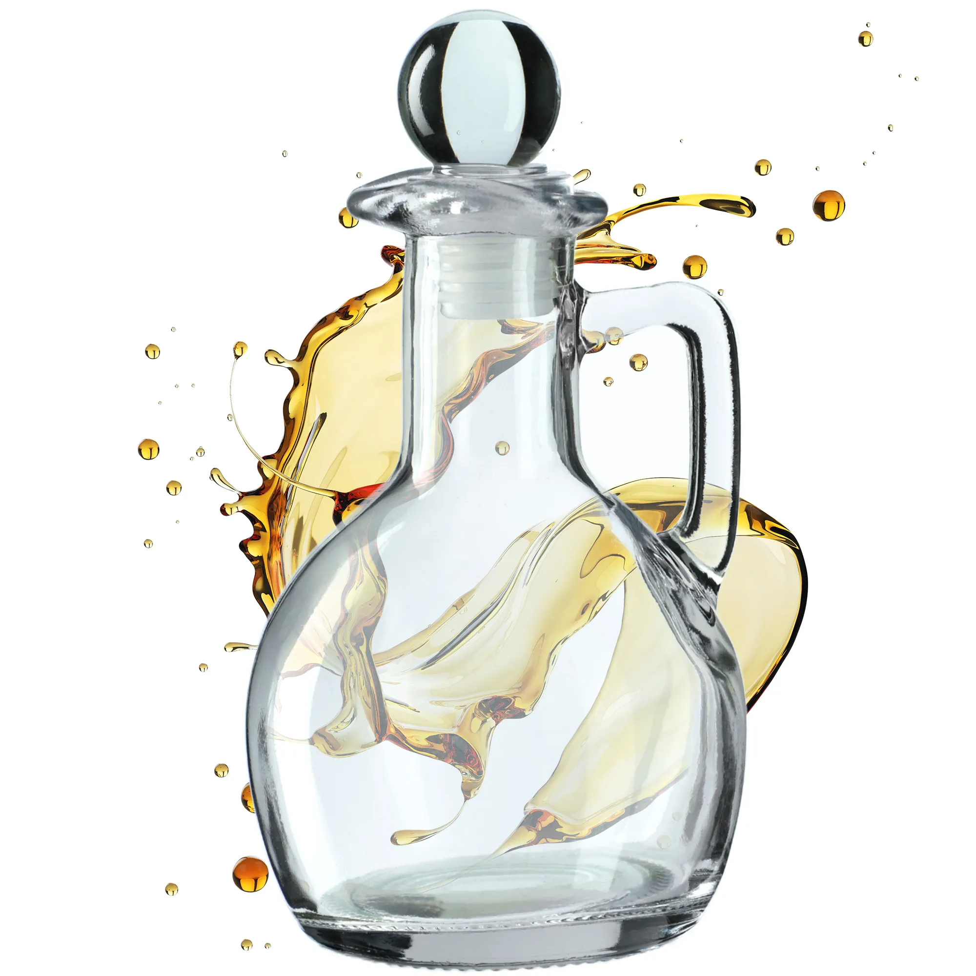 Renaro stiklinis butelis su rankena, 100 ml