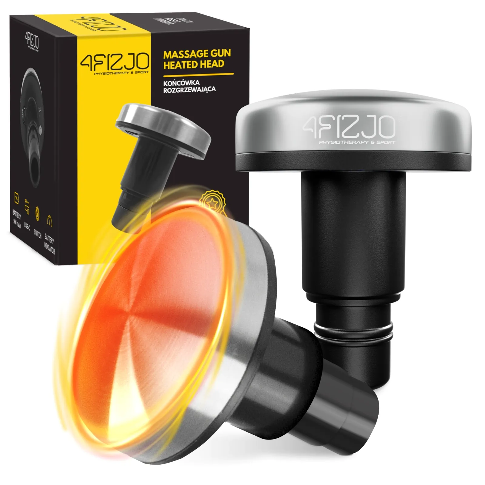 Šildymo antgalis masažiniam pistoletui