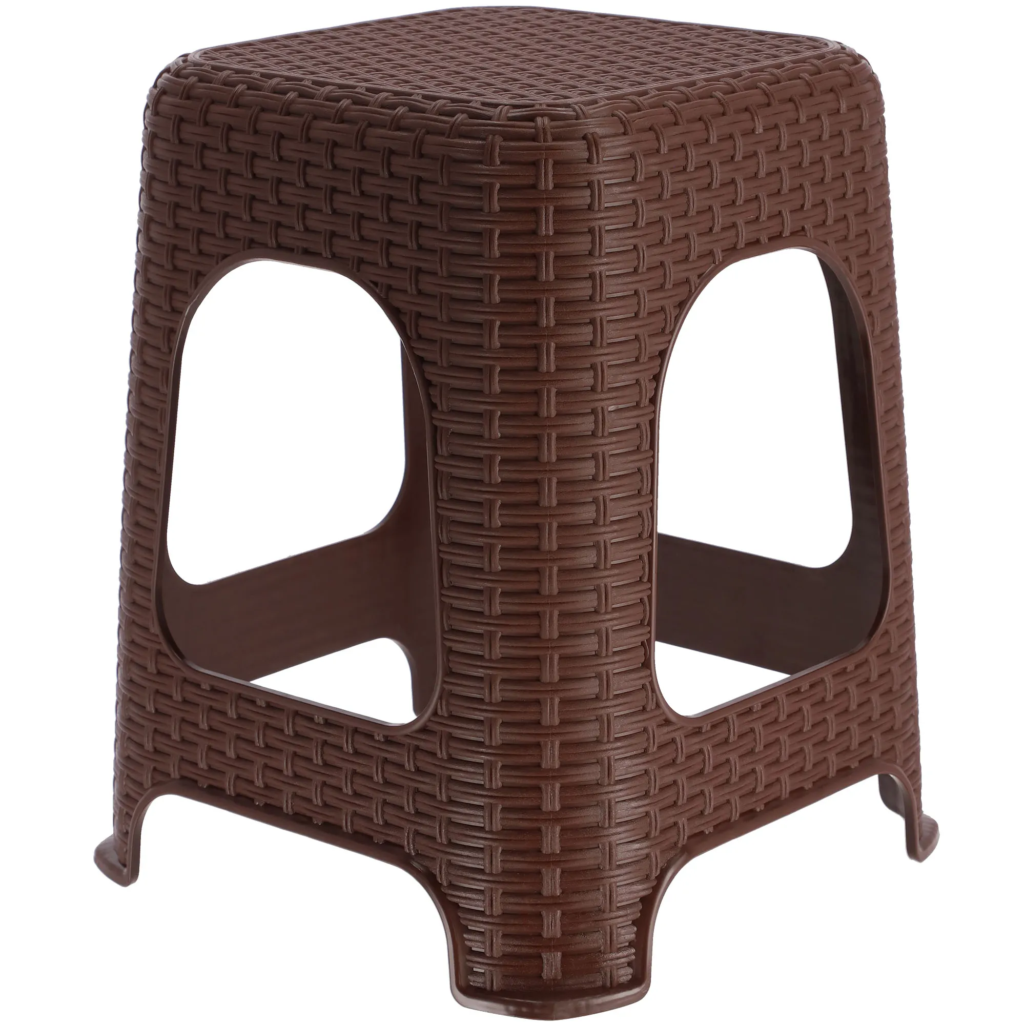 Rotango taburetės 45 x 26 cm rudos, 4 vnt.