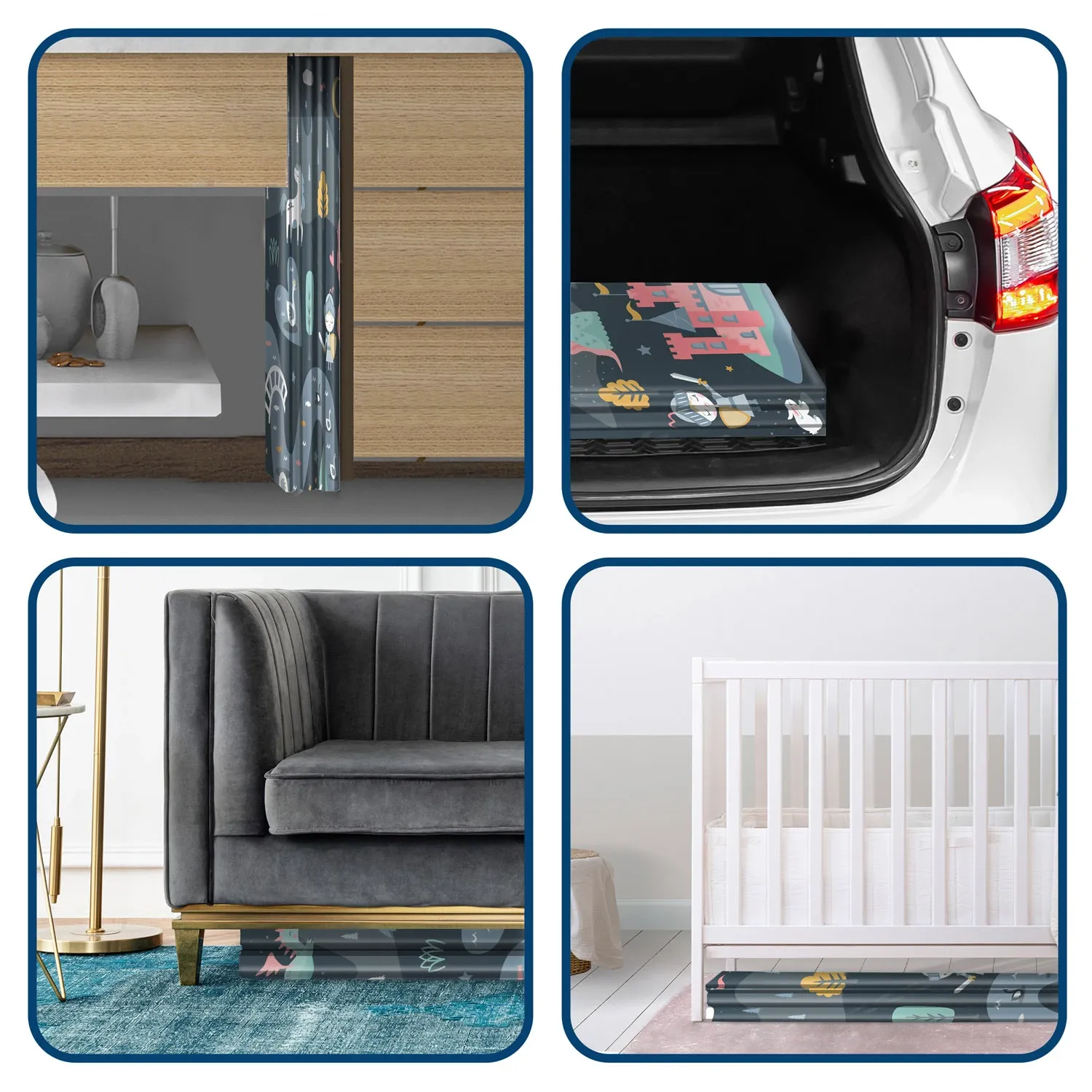 Sulankstomas edukacinis putplasčio kilimėlis 200 x 150 x 1 cm Nukido NK-341 - nuotrauka 1