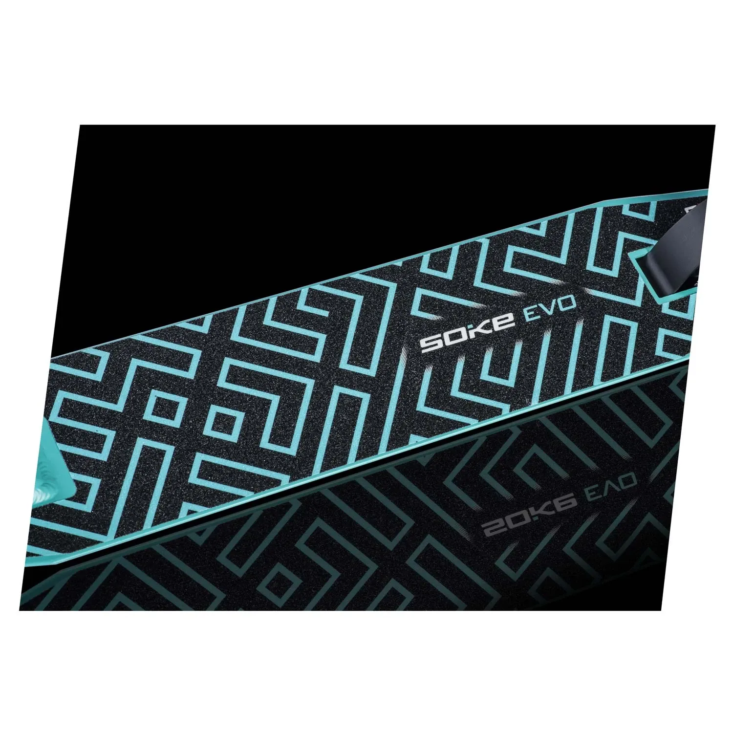 SOKE EVO juodas triukų paspirtukas - nuotrauka 1