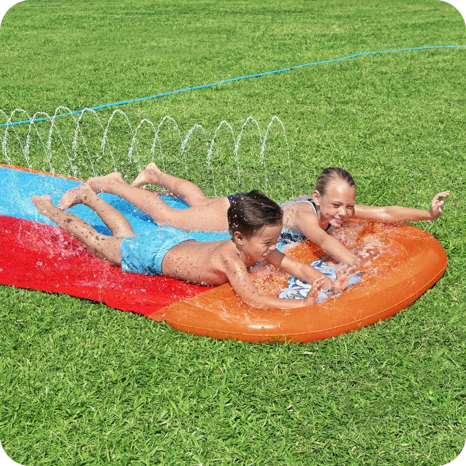 Vandens čiuožykla 2 asmenims, 488 cm, „Bestway 52478“ - nuotrauka 1