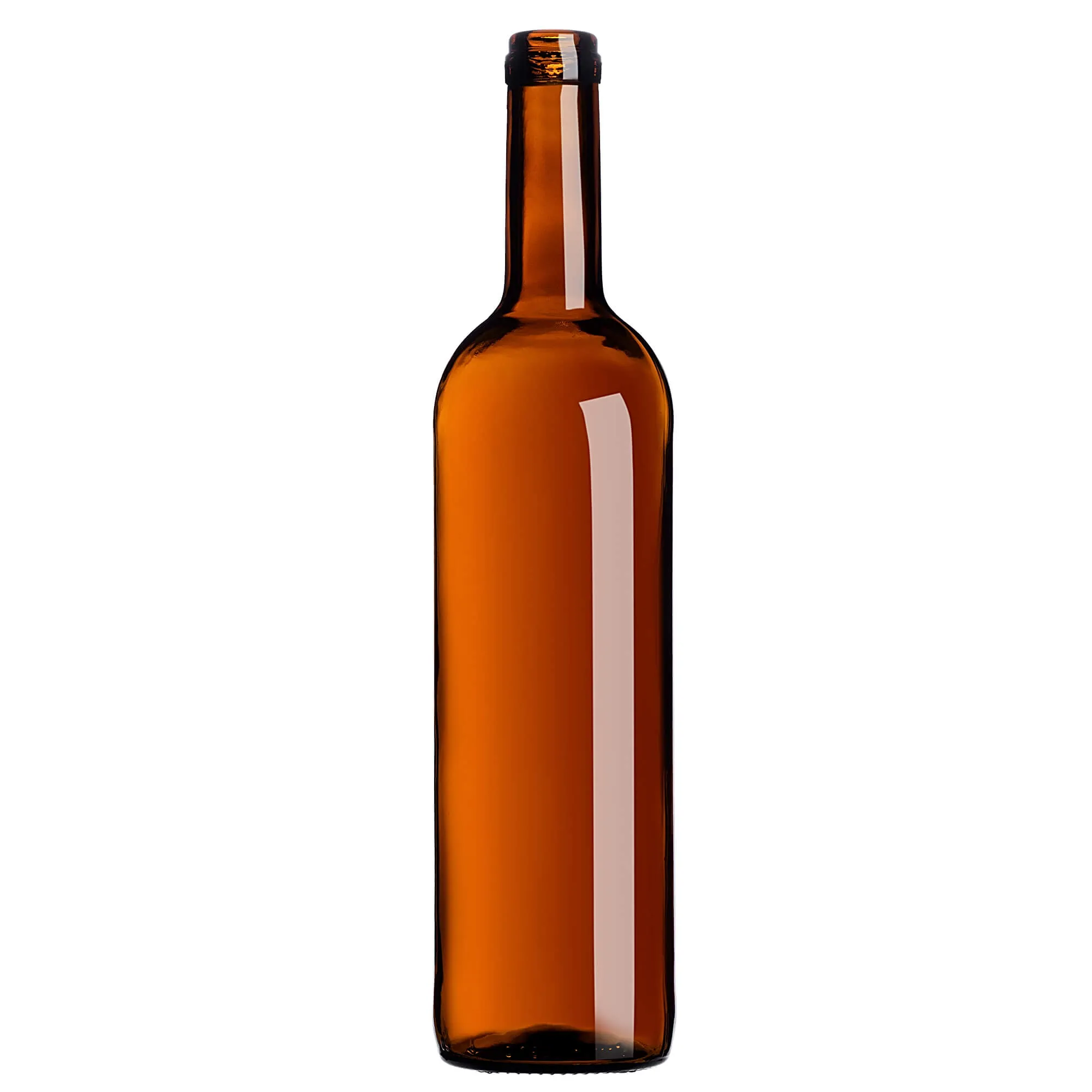 Biagio vyno buteliai 750 ml rudi be kamščio, 30 vnt.