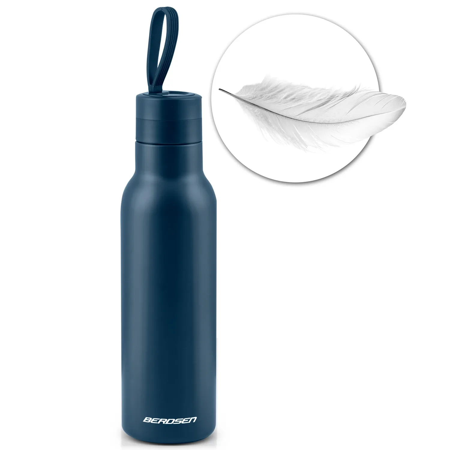 Vakuuminis termosas 500 ml BD-787 tamsiai mėlynas - nuotrauka 1
