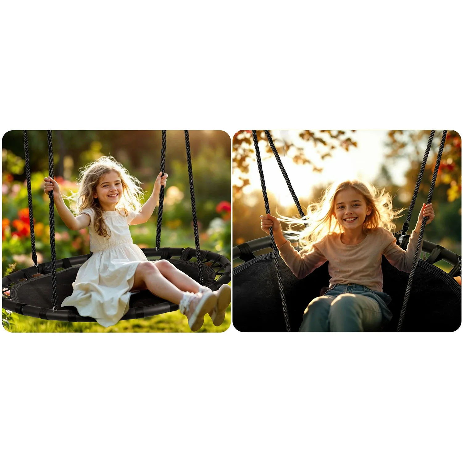 „Neo-Sport Swingo“ 120 cm „Crown Nest“ sūpynės - nuotrauka 1