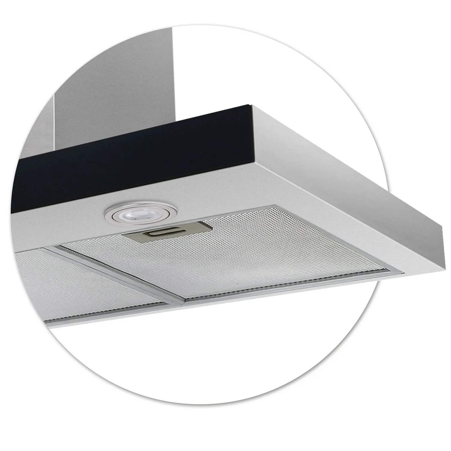 Berdsen BE-90S 90 cm nerūdijančio plieno virtuvės gartraukis - nuotrauka 1