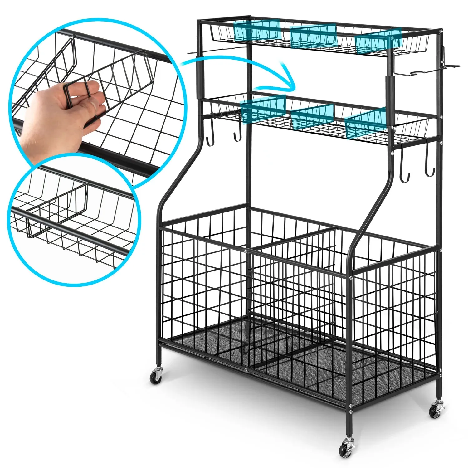 Humberg HM-780 lentyna su krepšiu ant ratukų - nuotrauka 1