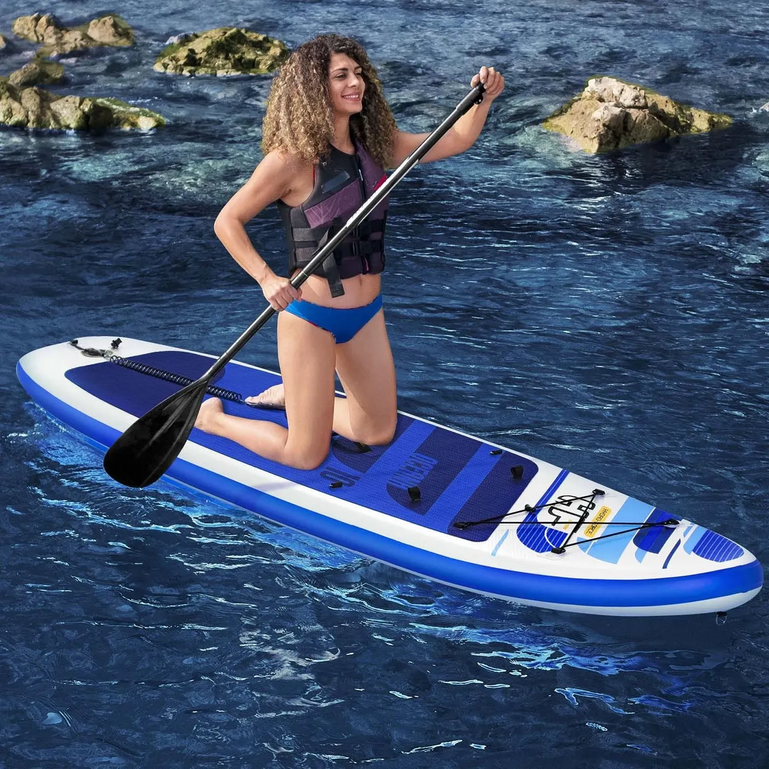 Irklentė 2in1 Oceana Convertible 305 x 84 x 12 cm Bestway 65350 - nuotrauka 1