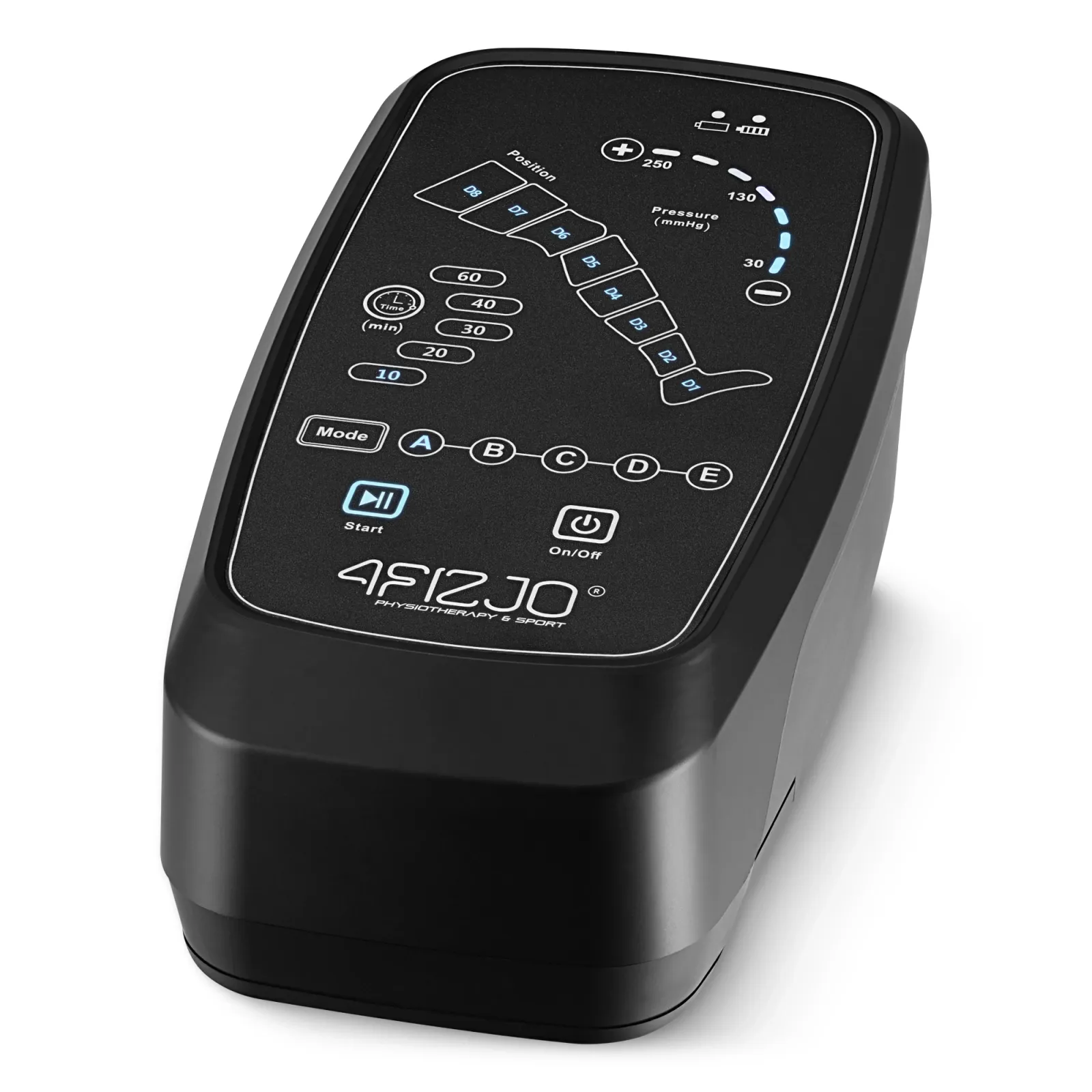 Oro kompresinės terapijos sistemos PRO C8 limfodrenažo įrenginys