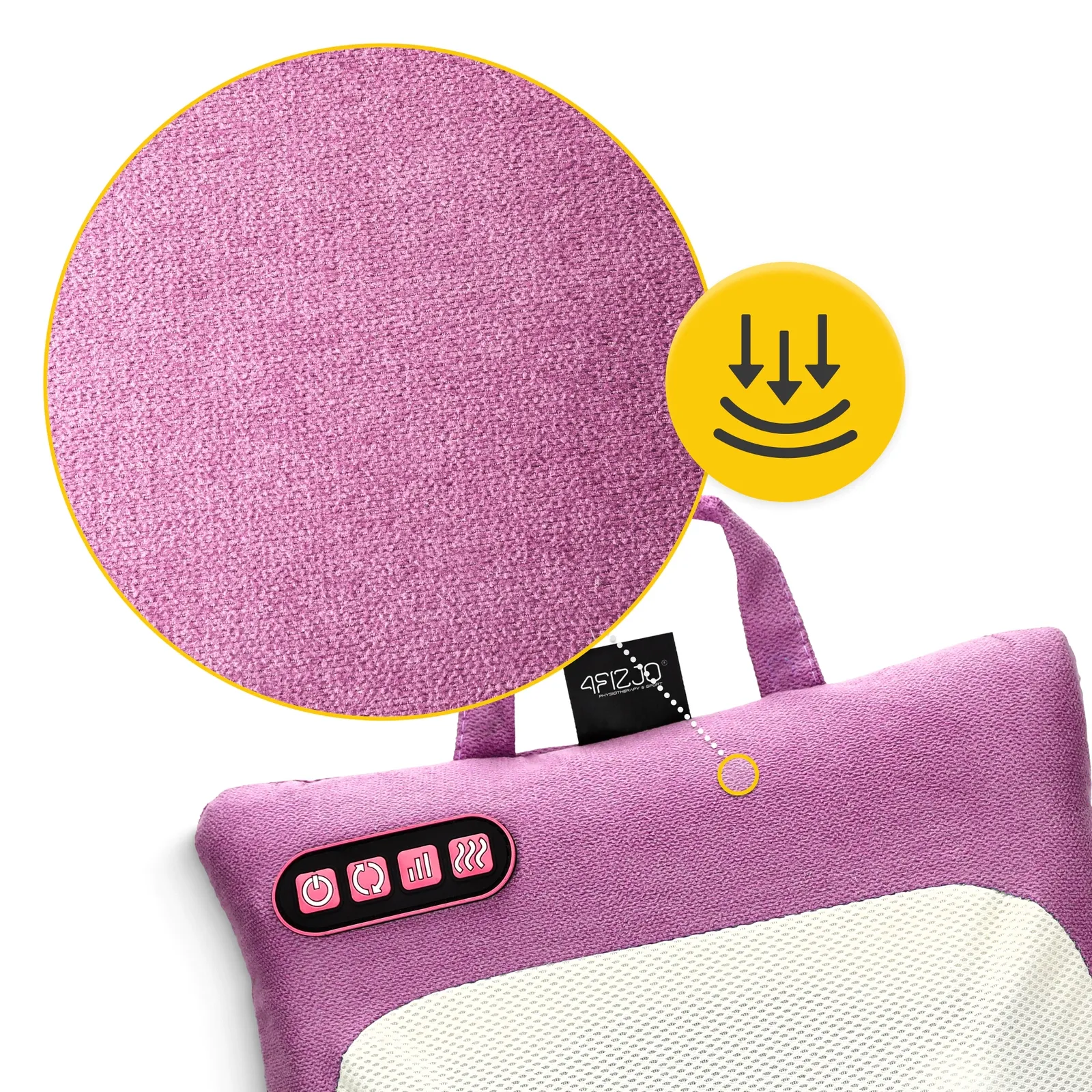 LITE šildoma masažinė pagalvėlė rožinė