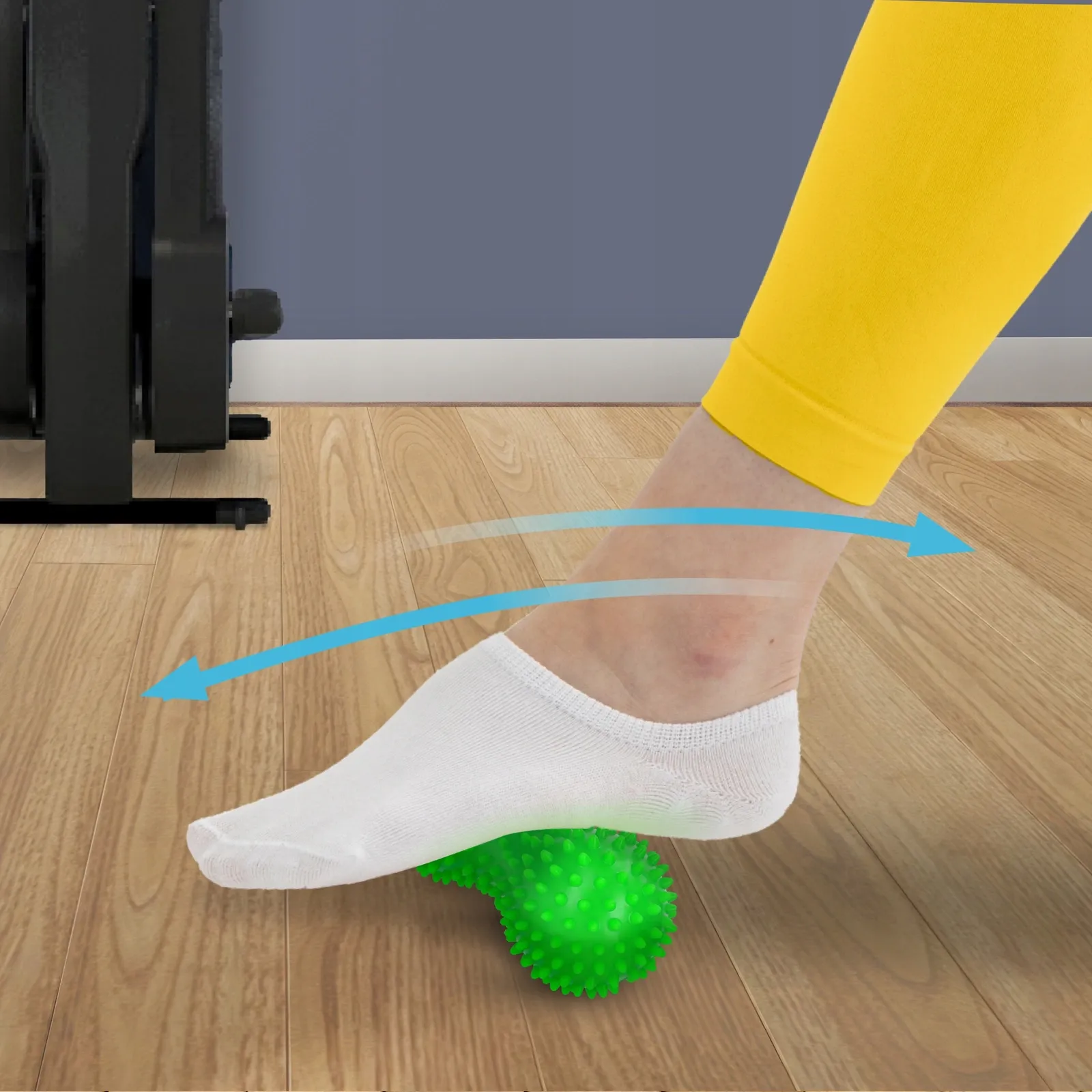 Dvigubas sensorinis masažo kamuoliukas