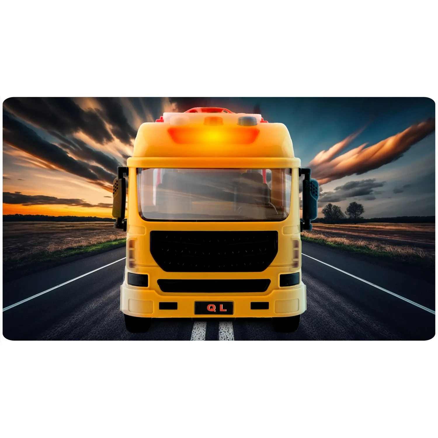 Edukacinis žaislinis sunkvežimis + 5 automobiliai RK-760 Ricokids - nuotrauka 1
