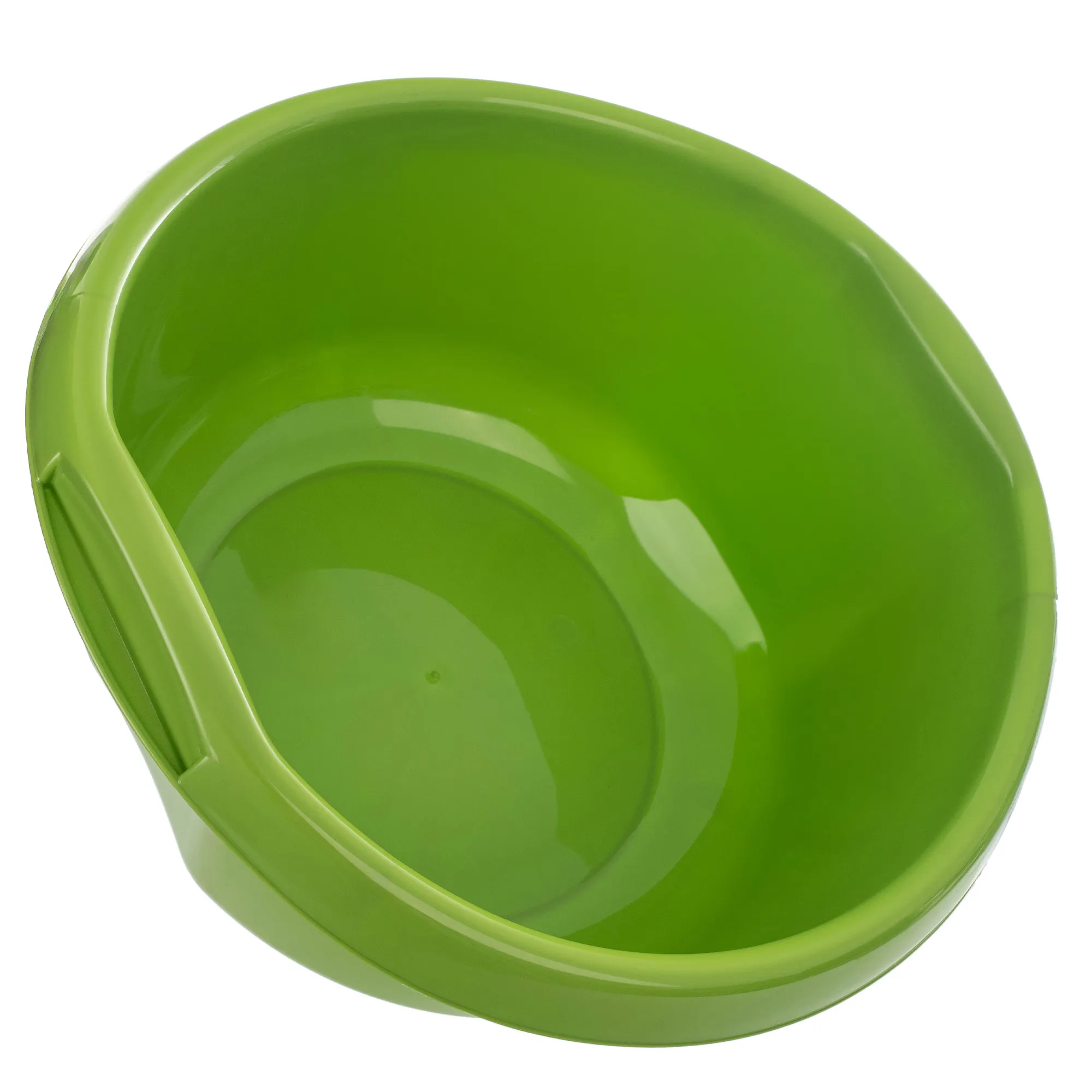Plastikinis praustuvas su rankenomis Treix 30L žalias