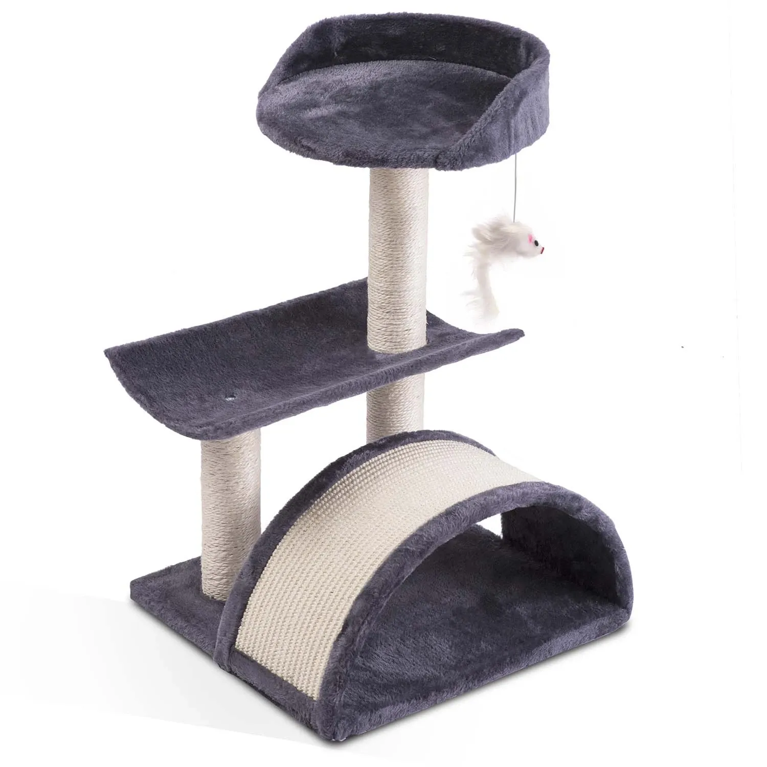 Katės draskyklė 58 cm DR-253 Pethaus su pele - nuotrauka 1