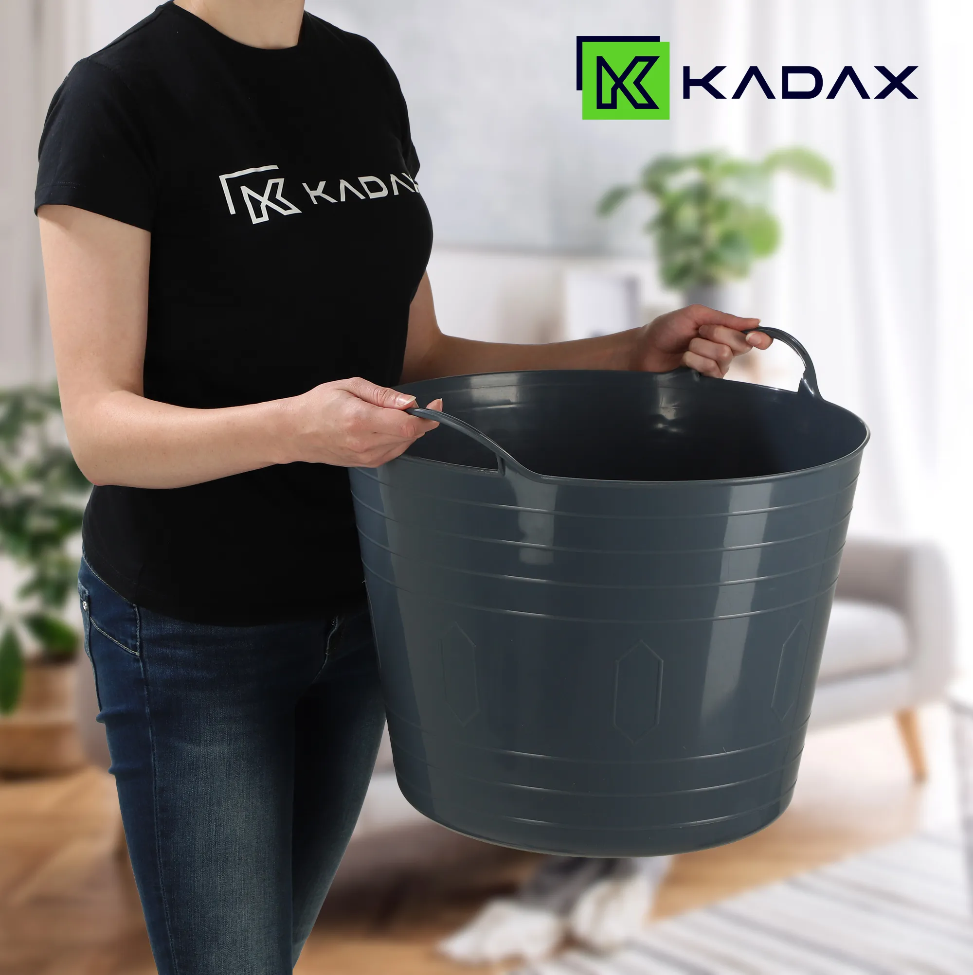 Filo daugiafunkcis skalbinių krepšys, 42 l, tamsiai pilkas