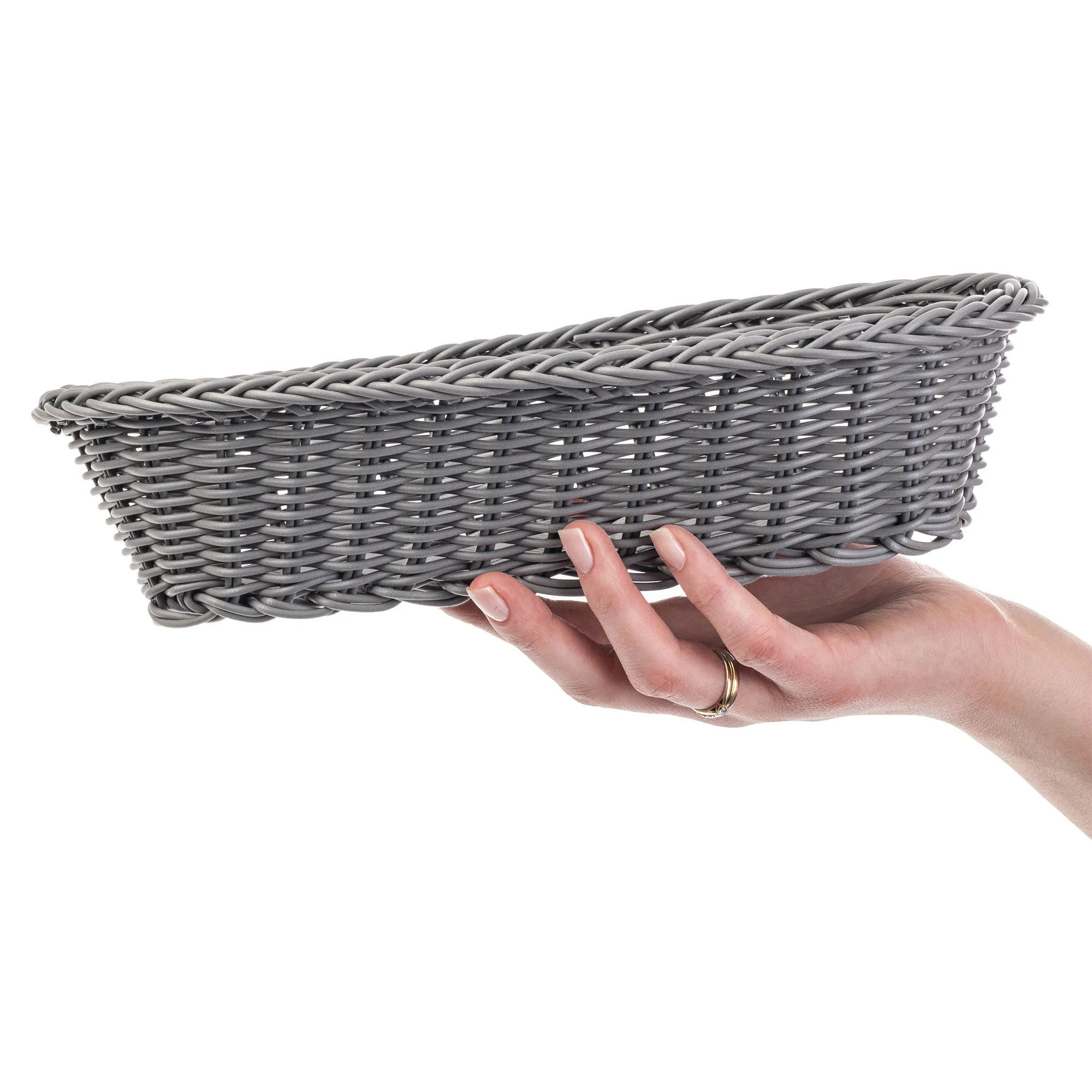 Arezzo pailgas pintas krepšelis, pilkas