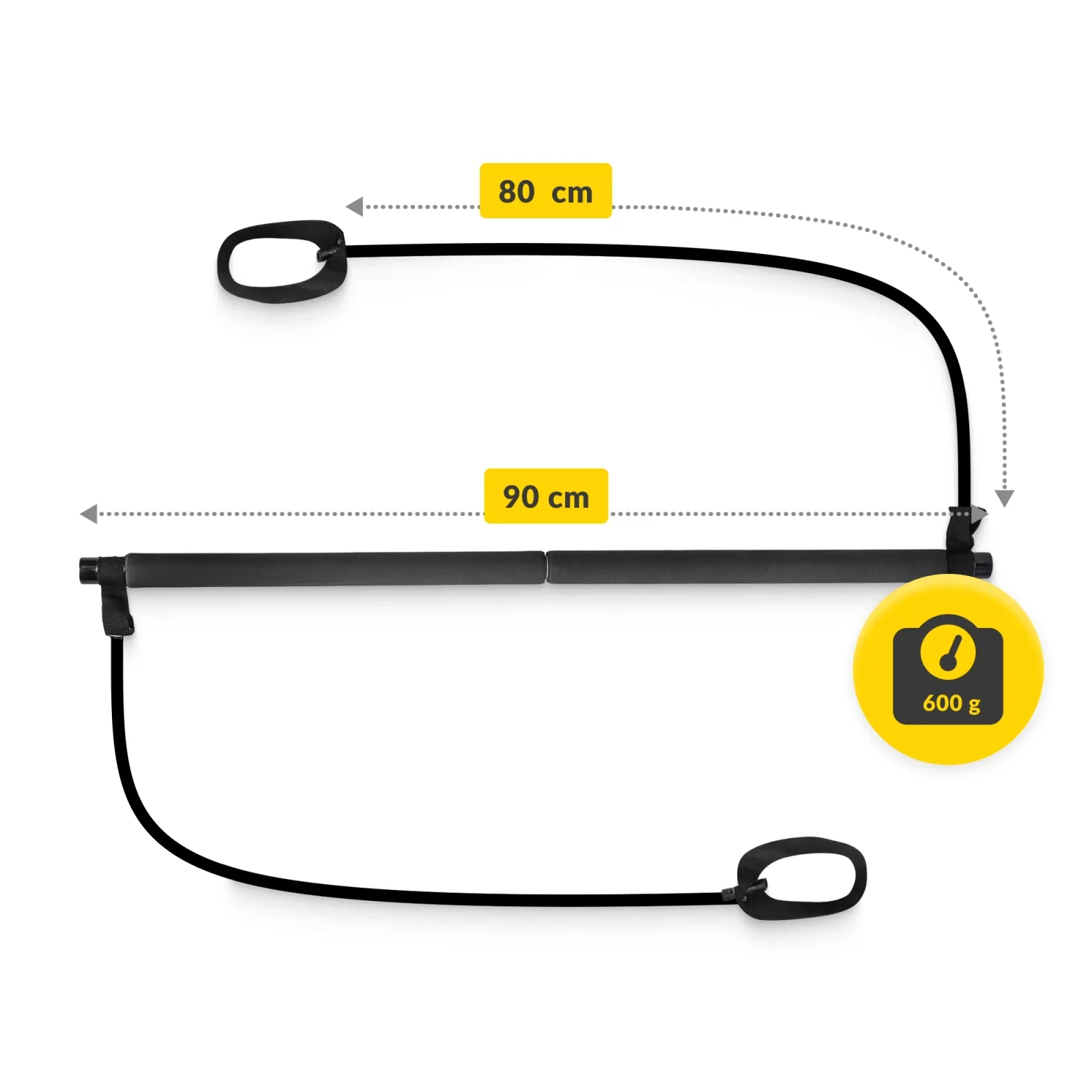 Pilateso treniruočių strypas su plėtikliais