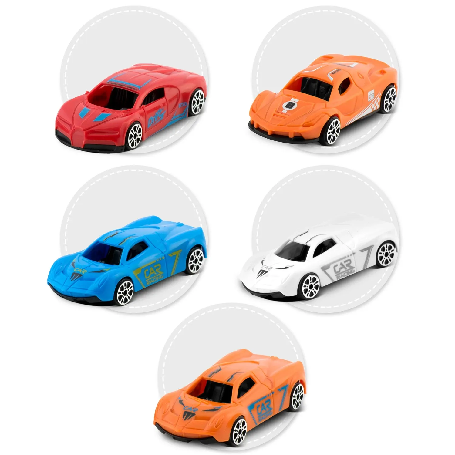 Edukacinis žaislinis sunkvežimis + 5 automobiliai RK-760 Ricokids - nuotrauka 1