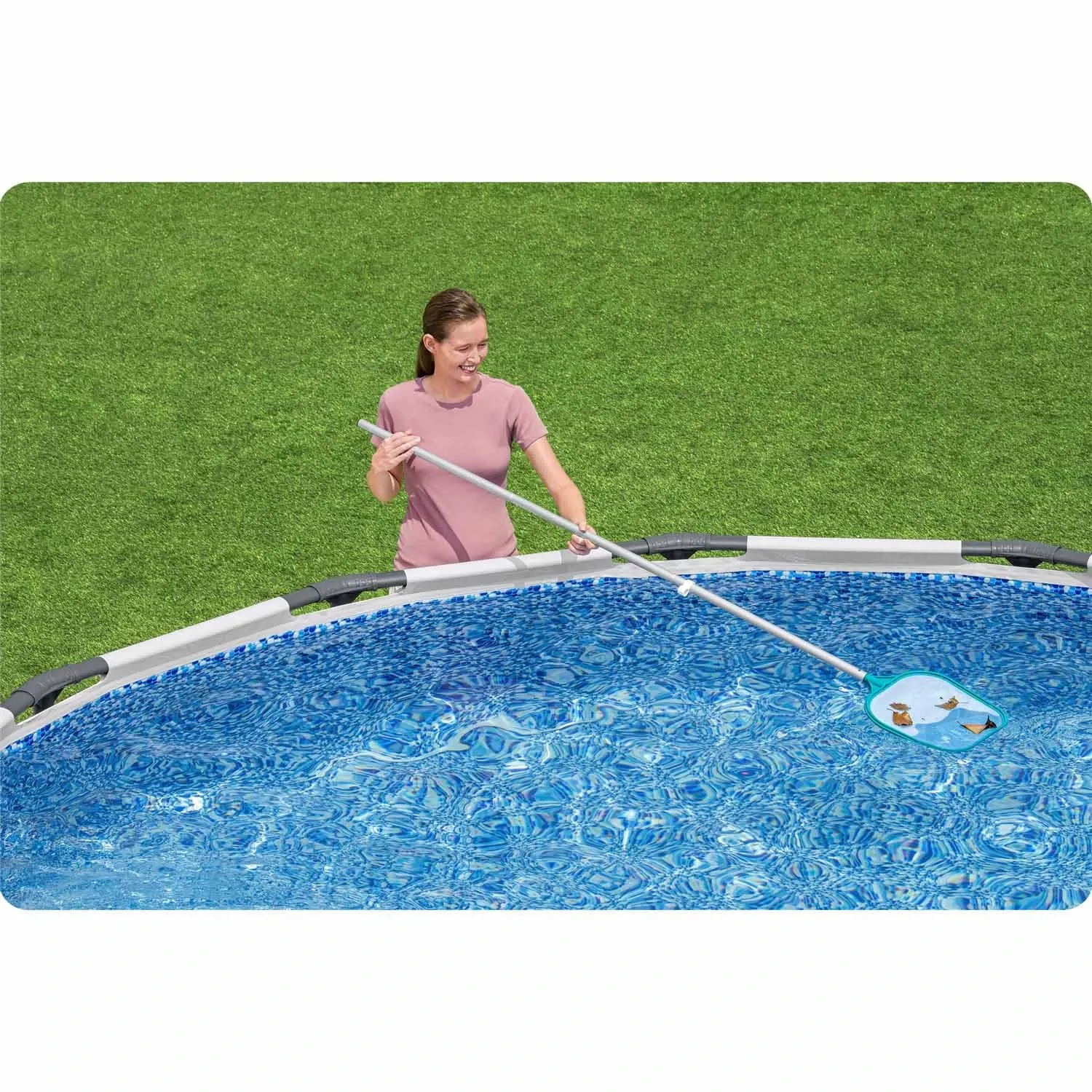 Baseino valymo rinkinys, lazdelė 167 cm + dulkių siurblys + tinklas Bestway 58013 - nuotrauka 1