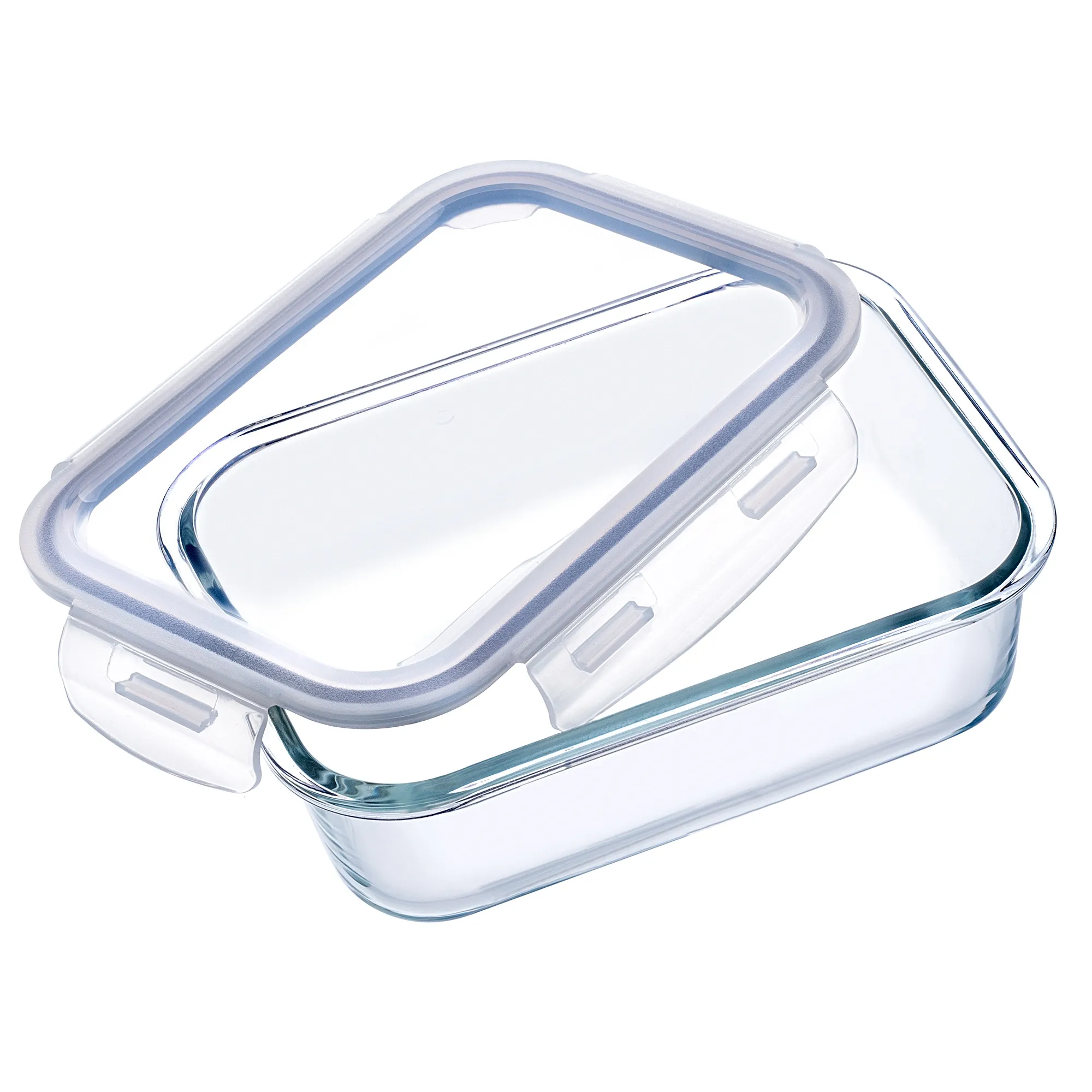 Athie stačiakampių indelių rinkinys 370 ml + 640 ml + 1040 ml + 1520 ml