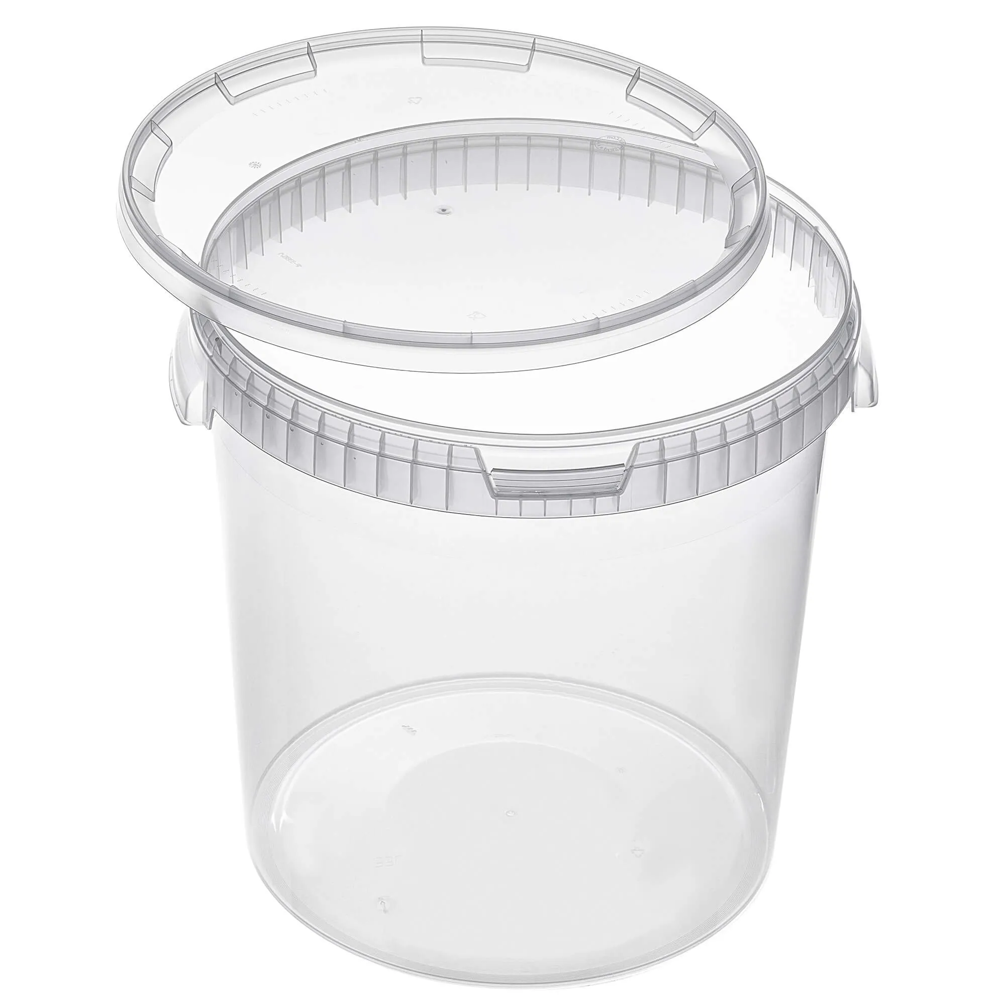 Acerra fermentacijos indas su dangčiu, 33 l, skaidrus