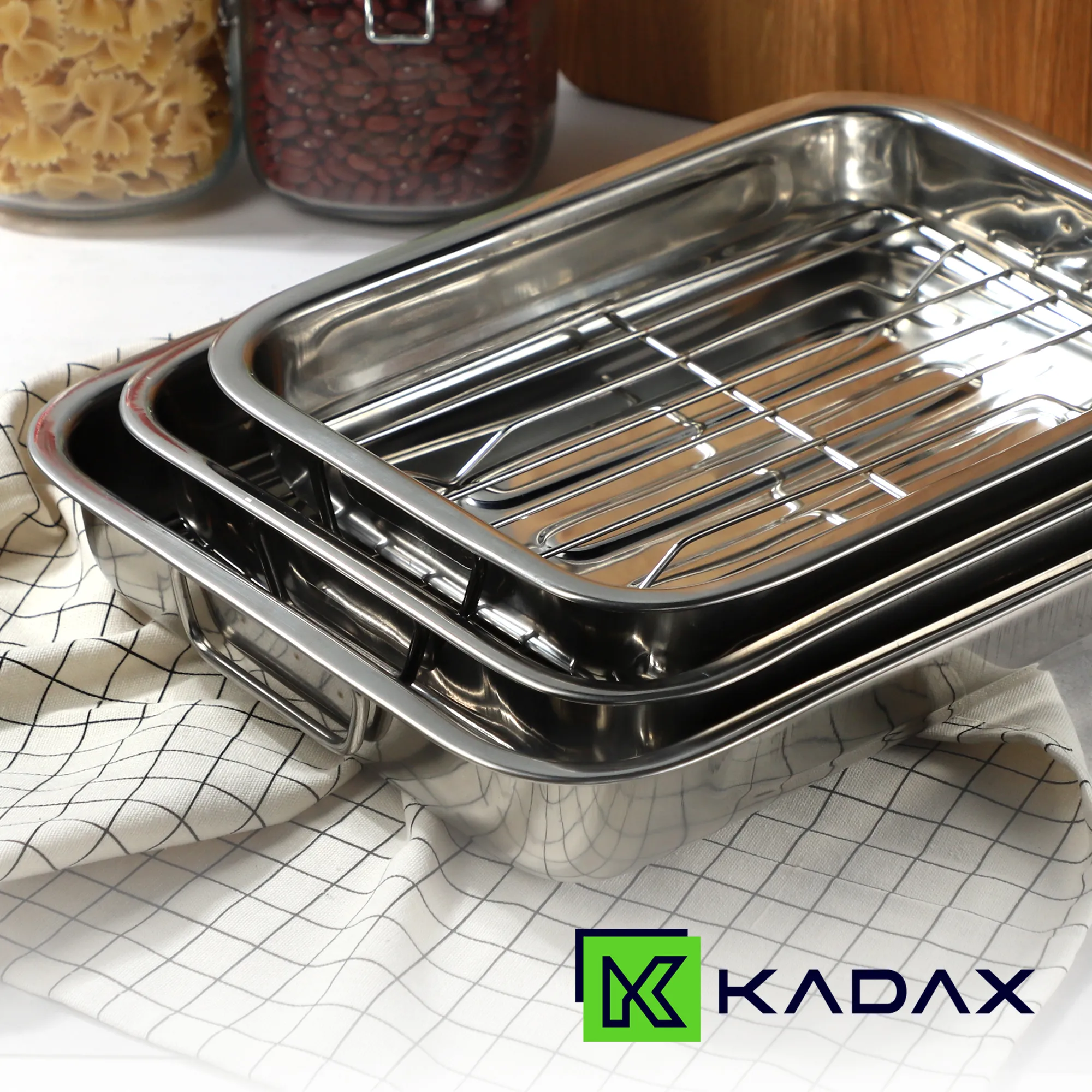 Kepimo formos su grotelėmis 30 + 35 cm, sidabrinės