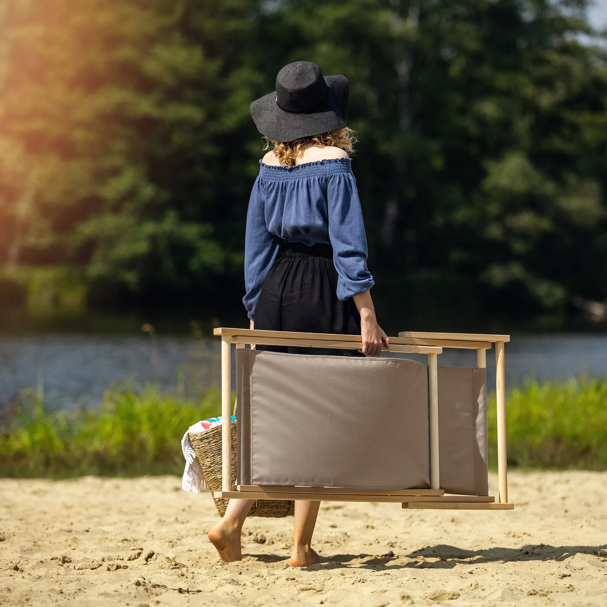 „Tulon“ kapučino stiliaus medinės gultų kėdės, 2 vnt.