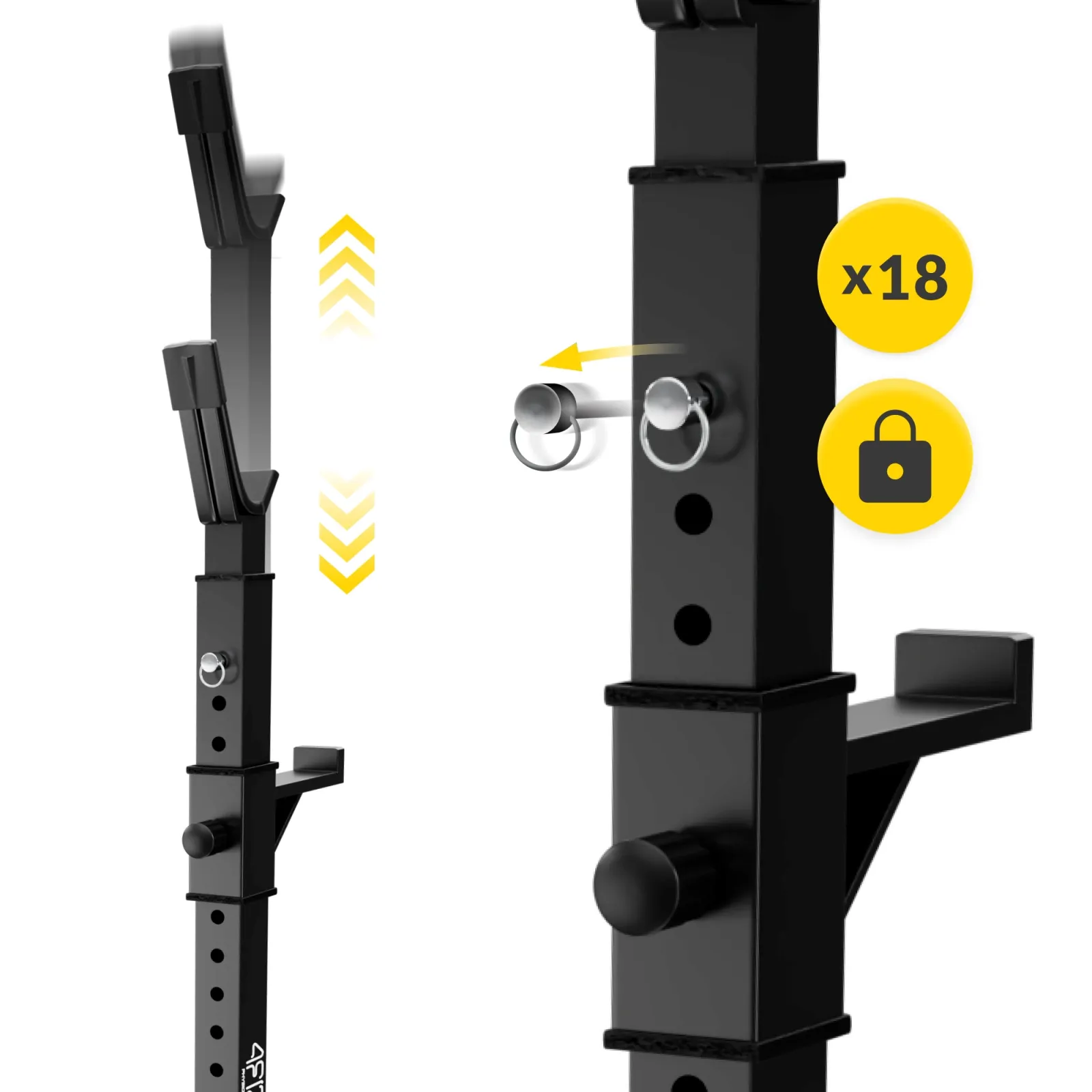 PRO reguliuojamas štangos stovas