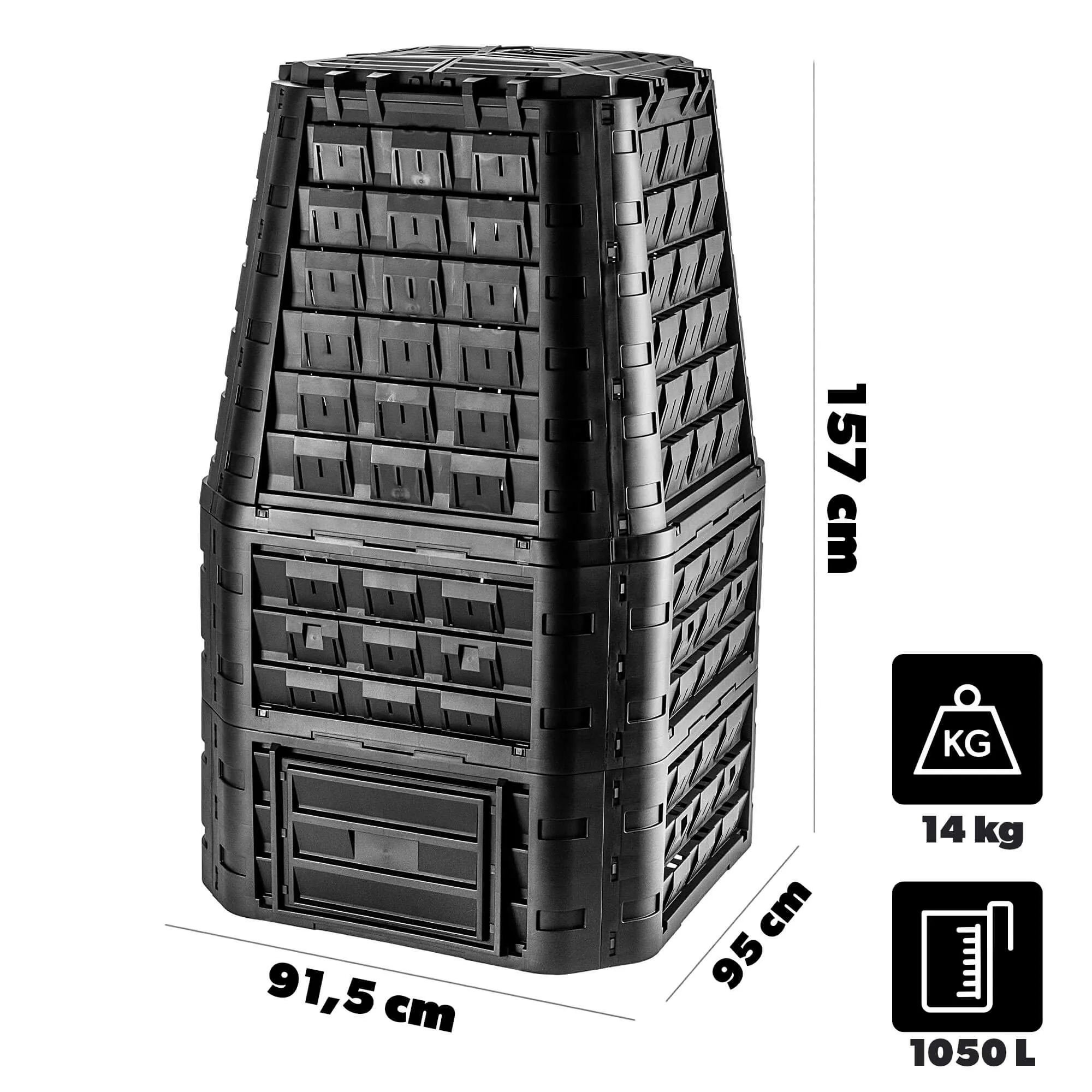 Yutz 1050L sodo komposteris