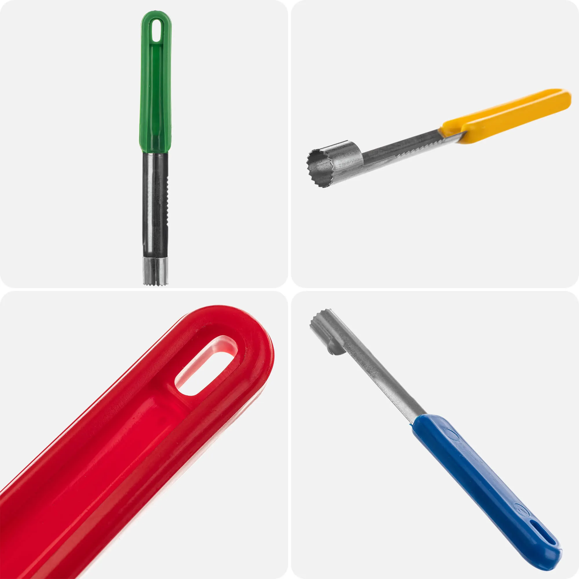 Spada obuolių kauliukų išėmiklis, spalvų mišinys